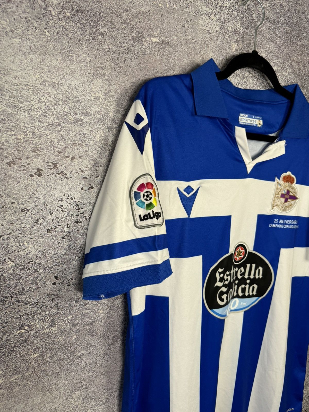 Macron × Vintage Deportivo de La Coruna 2020/21 Macron Soccer Jersey Size US L / EU 52-54 / 3 - 5 Thumbnail