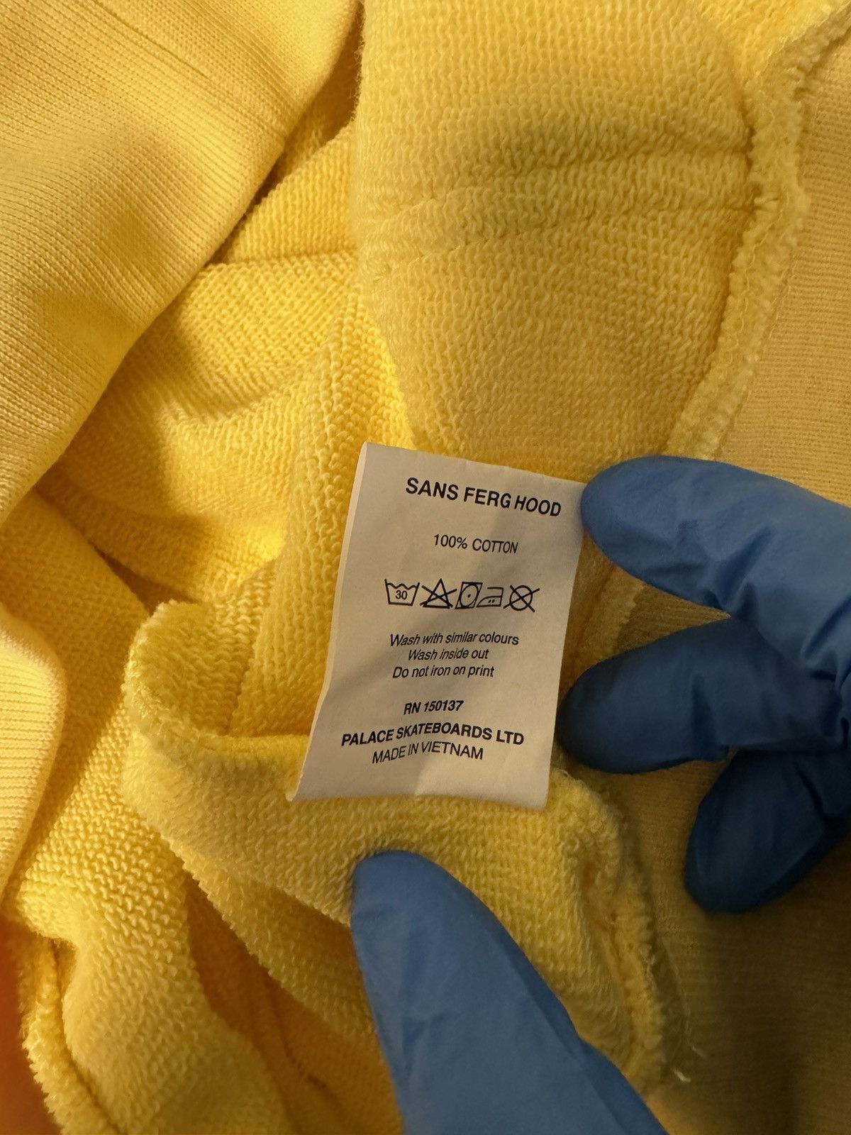 Palace Palace skateboard sunshine yellow Sans Ferg Hoodie Size US M / EU 48-50 / 2 - 5 Thumbnail