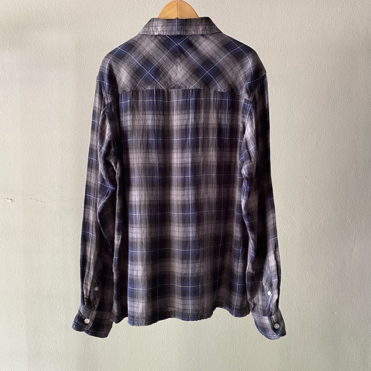 Neighborhood Neighborhood MEDIUM-REGULAR Navy Plaid Flannel Shirt Size US M / EU 48-50 / 2 - 2 Thumbnail