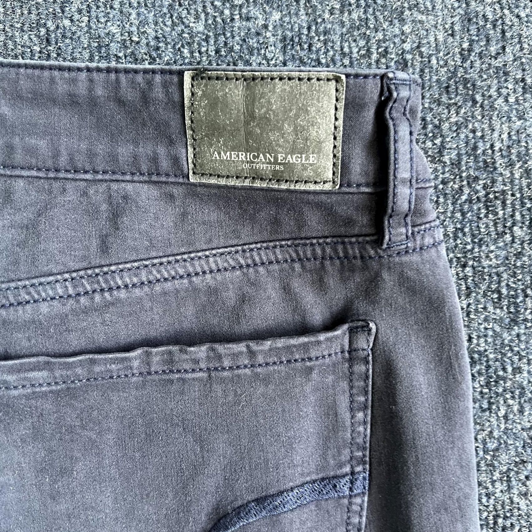 American Eagle Outfitters American Eagle Outfitters Jegging Jeans Womens 8 Short Charcoal Stretch Denim Slim 5-Pocket Mens? Size 30" / US 8 / IT 44 - 5 Thumbnail