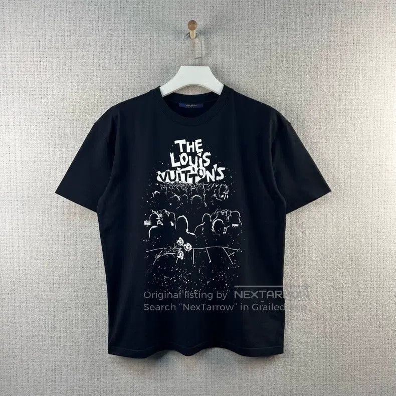 Louis Vuitton Louis Vuitton Letter Logo printed round neck short sleeve Size US XL / EU 56 / 4 - 1 Thumbnail