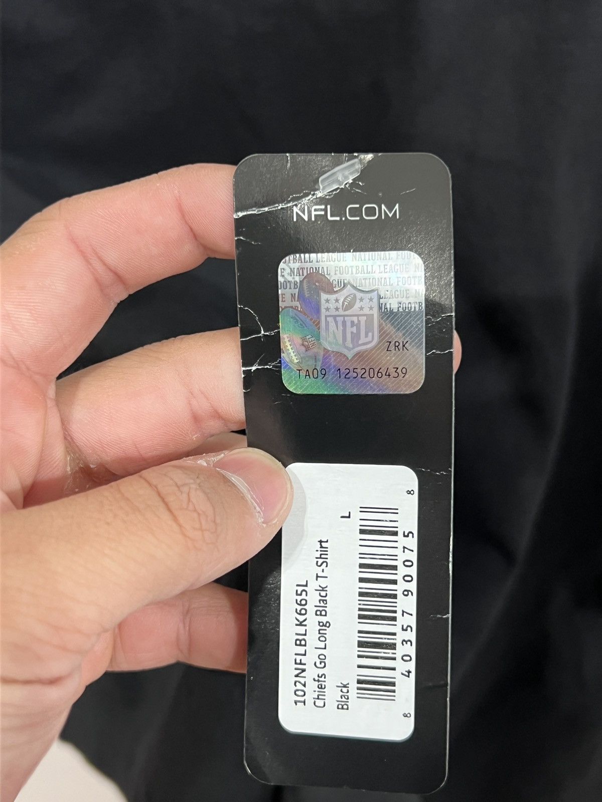 Mitchell & Ness × NFL × Warren Lotas Warren Lotas Chiefs Go Long Black Tee Size US L / EU 52-54 / 3 - 5 Thumbnail
