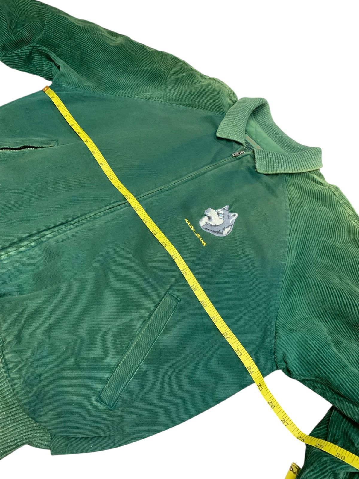 Designer × Krizia Uomo × Vintage Vintage Krizia Jeans Bombers Zipper Down Jacket Size US L / EU 52-54 / 3 - 12 Thumbnail
