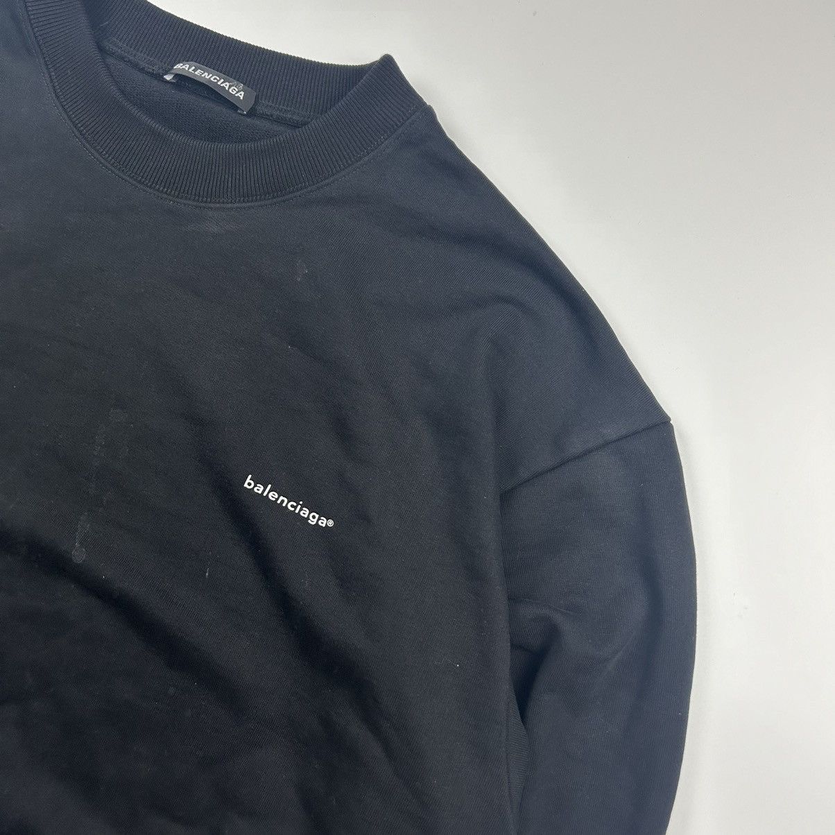 Balenciaga Balenciaga Classic Crewneck Size US XL / EU 56 / 4 - 2 Thumbnail