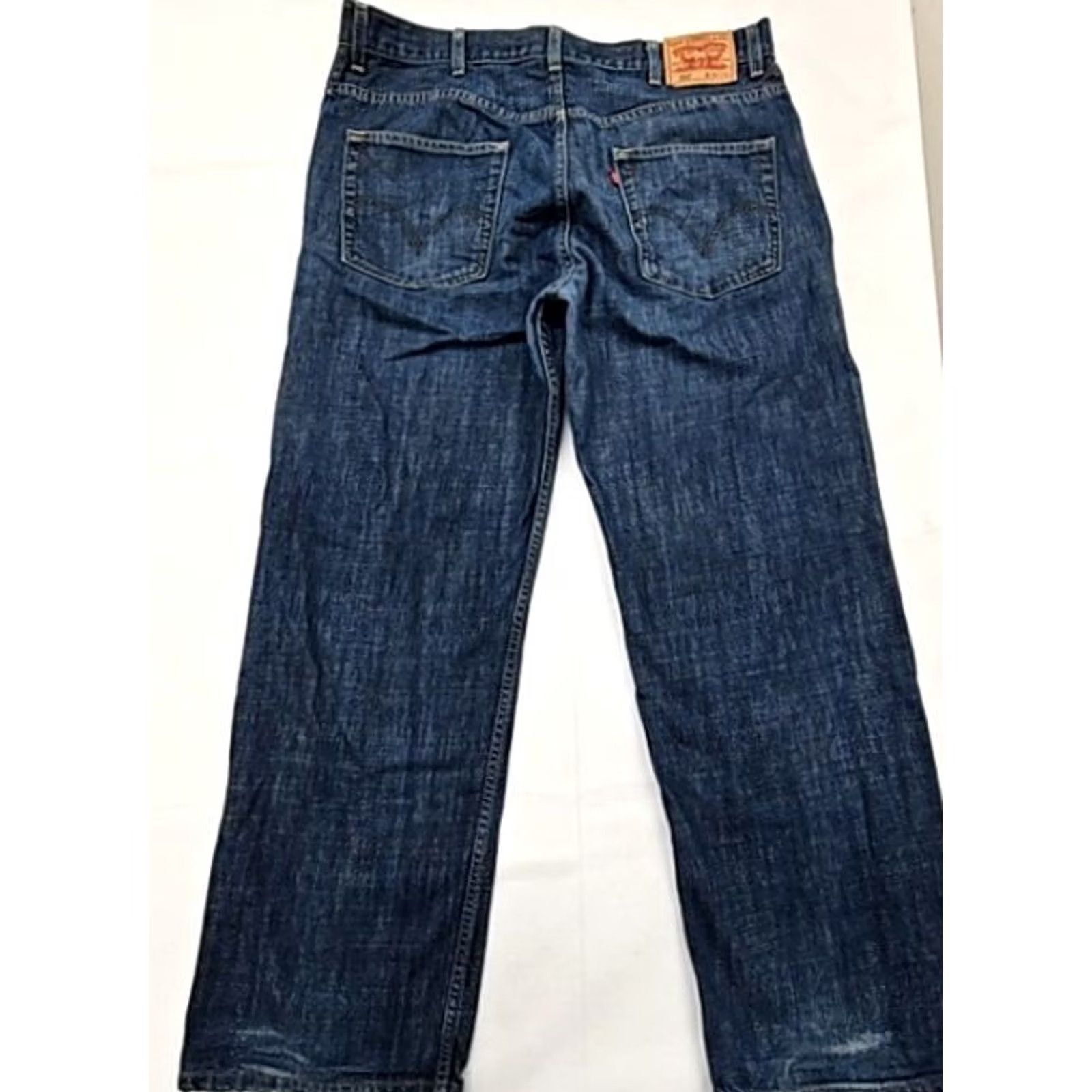 Levi's Levi's 569 Loose Straight Jeans Dark Wash 38x32 Men’s Size 26" / US 2 / IT 38 - 3 Thumbnail