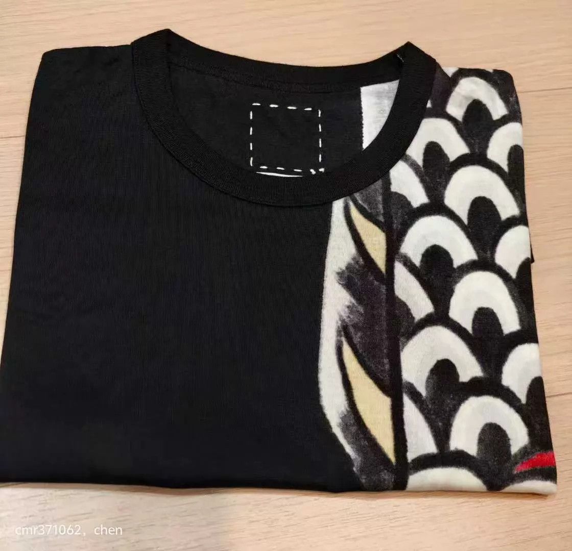 Visvim visvim 17 Upstreamer Tee Black 2 Hand-Painted Koi Size 2 Size US M / EU 48-50 / 2 - 9 Thumbnail