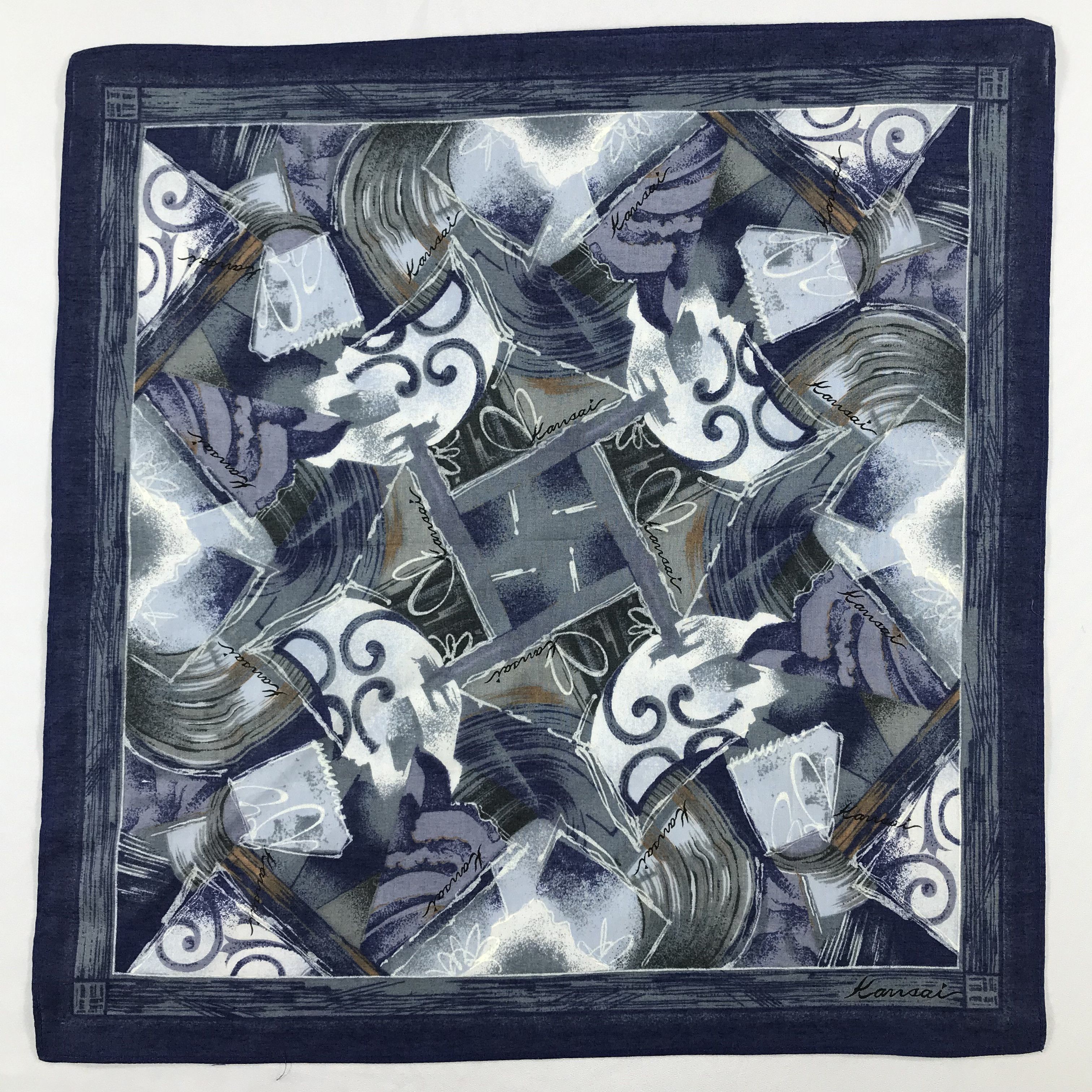 Kansai Yamamoto × Vintage Kansai Bandana / Handkerchief / Neckerchief - S1951 Size ONE SIZE - 1 Thumbnail