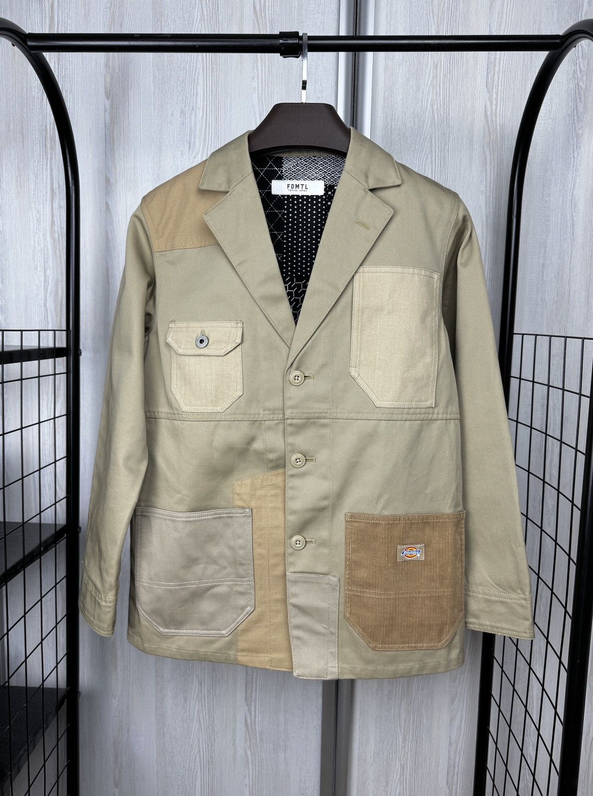 FDMTL FDMTL x DICKIES PATCHWORK beige Blazer Japan Jacket Size 1 Size US S / EU 44-46 / 1 - 1 Thumbnail