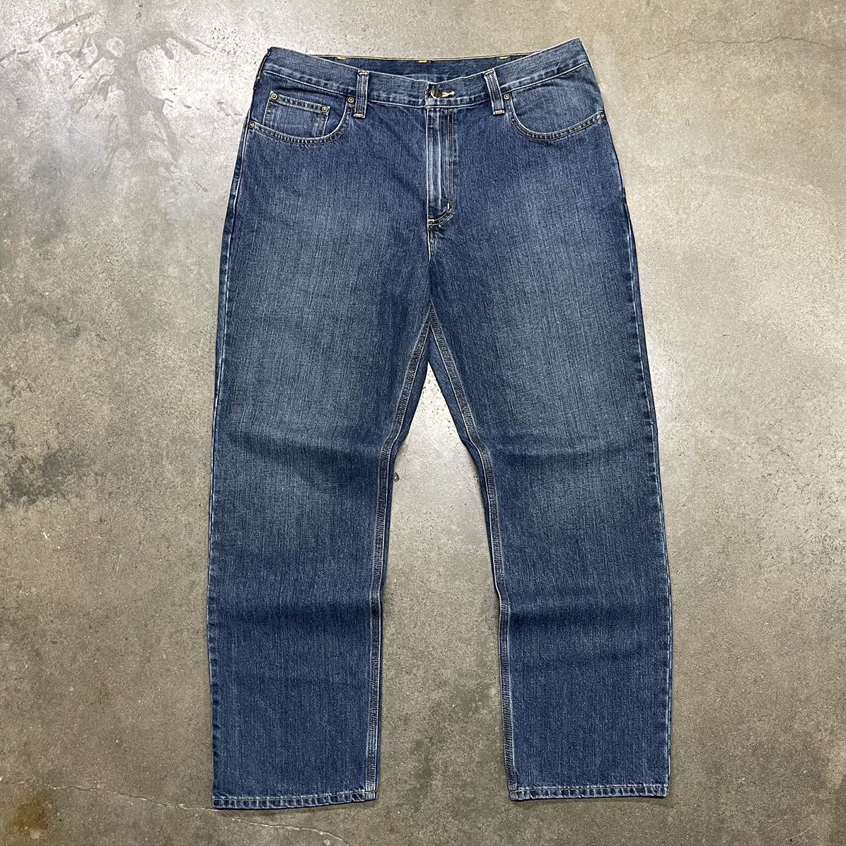 Carhartt Carhartt Relaxed Fit Workwear Denim Jeans 36x32 Blue Size US 36 / EU 52 - 3 Thumbnail