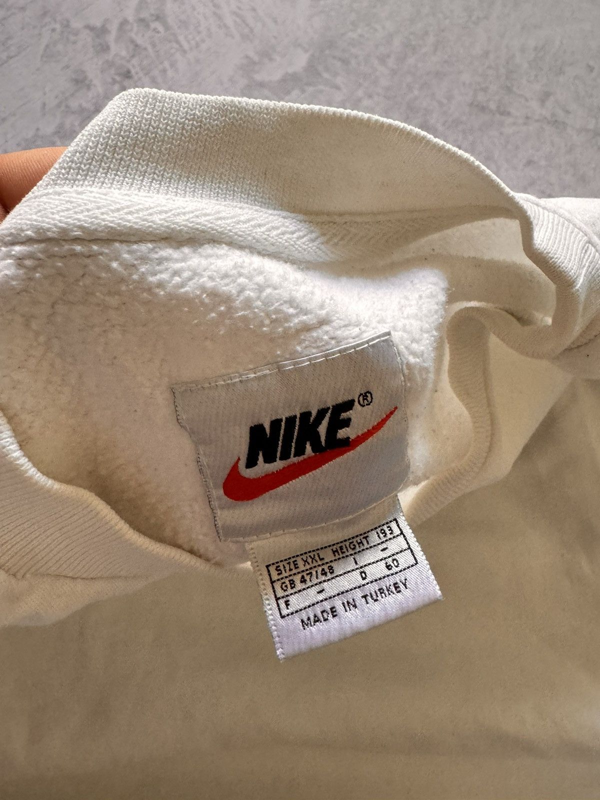 Nike × Vintage NIKE VINTAGE CENTER LOGO OVERSIZE BOXY SWEATSHIRT Size US XL / EU 56 / 4 - 7 Thumbnail