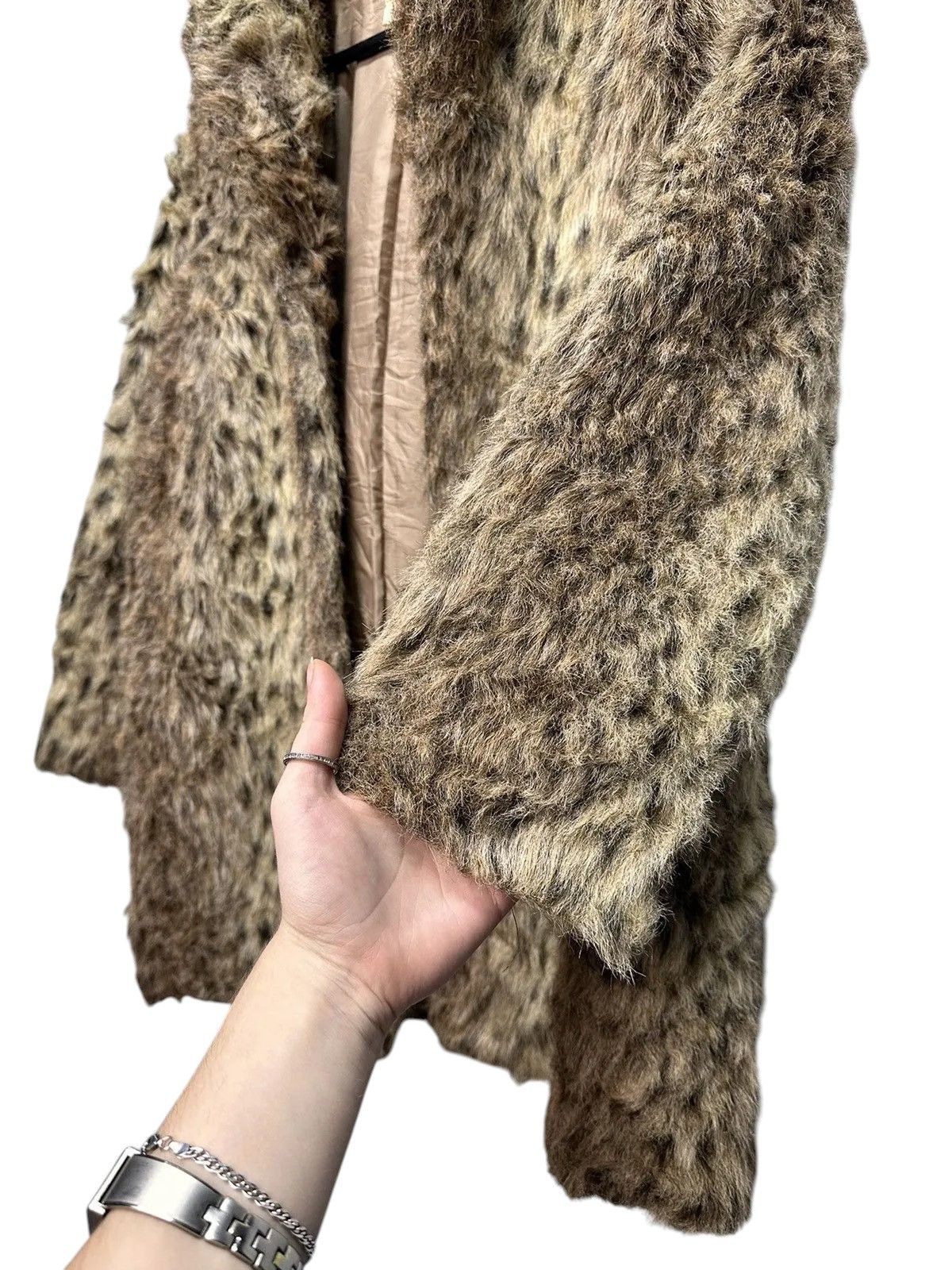 If Six Was Nine Vintage Brown Leather Women’s Jacket Retro Minimalist Style Size M / US 6-8 / IT 42-44 - 4 Thumbnail
