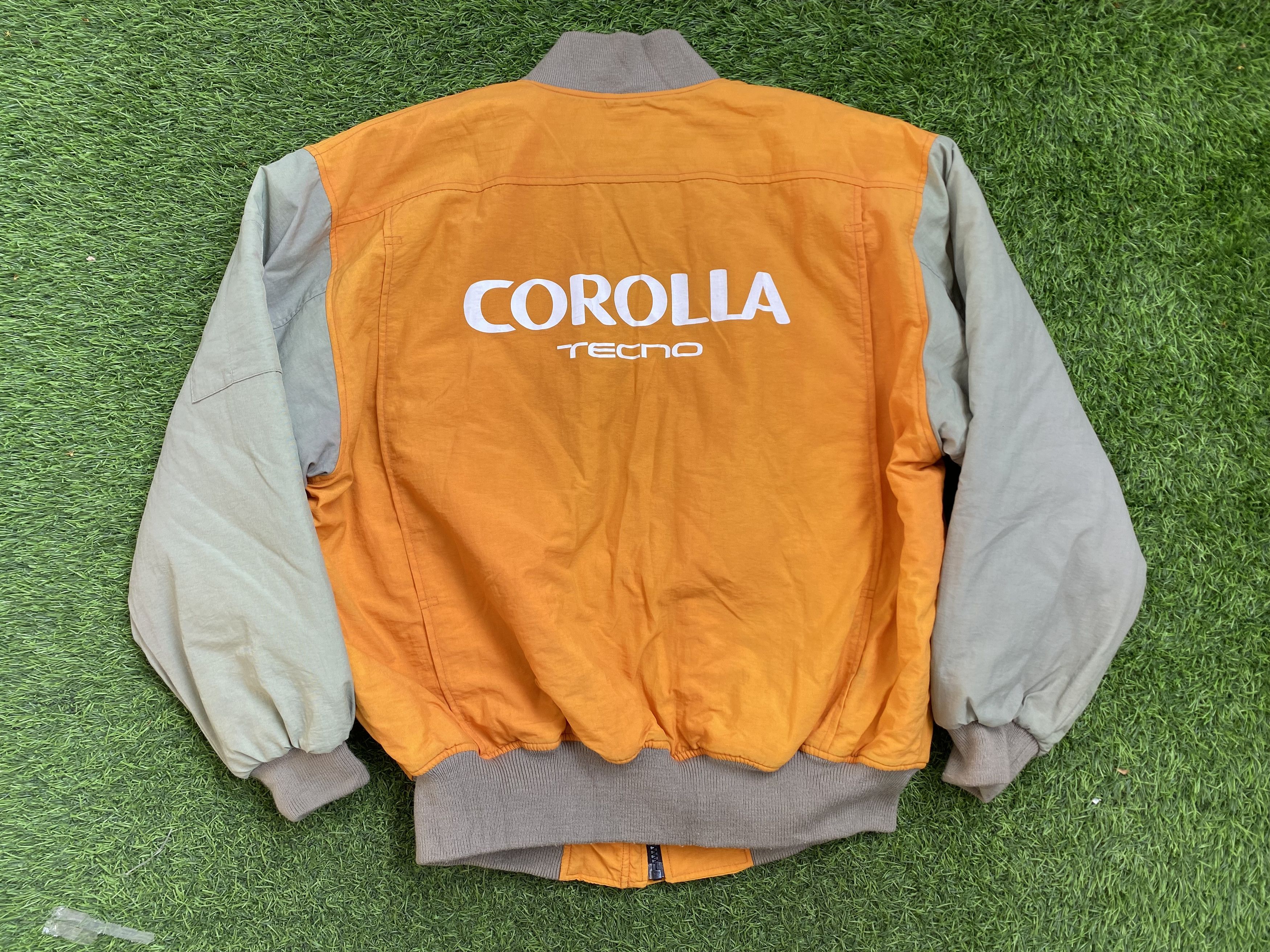 image of Racing x Trd Mrk Vintage Corolla Tecno Bomber Jacket in Yellow, Men's (Size Large)