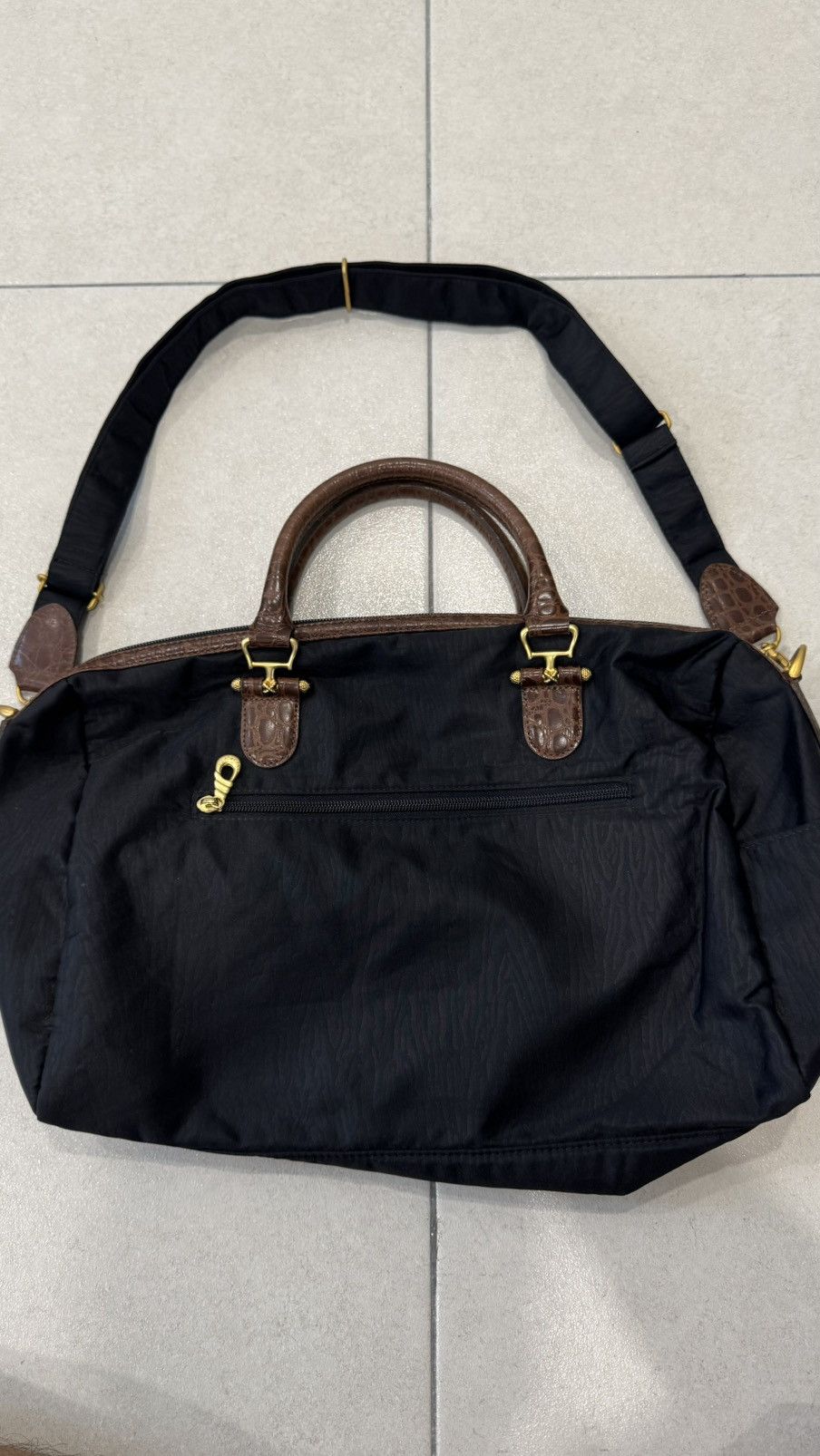 Balenciaga Balenciaga Black Nylon Two Way Bag Size ONE SIZE - 10 Thumbnail