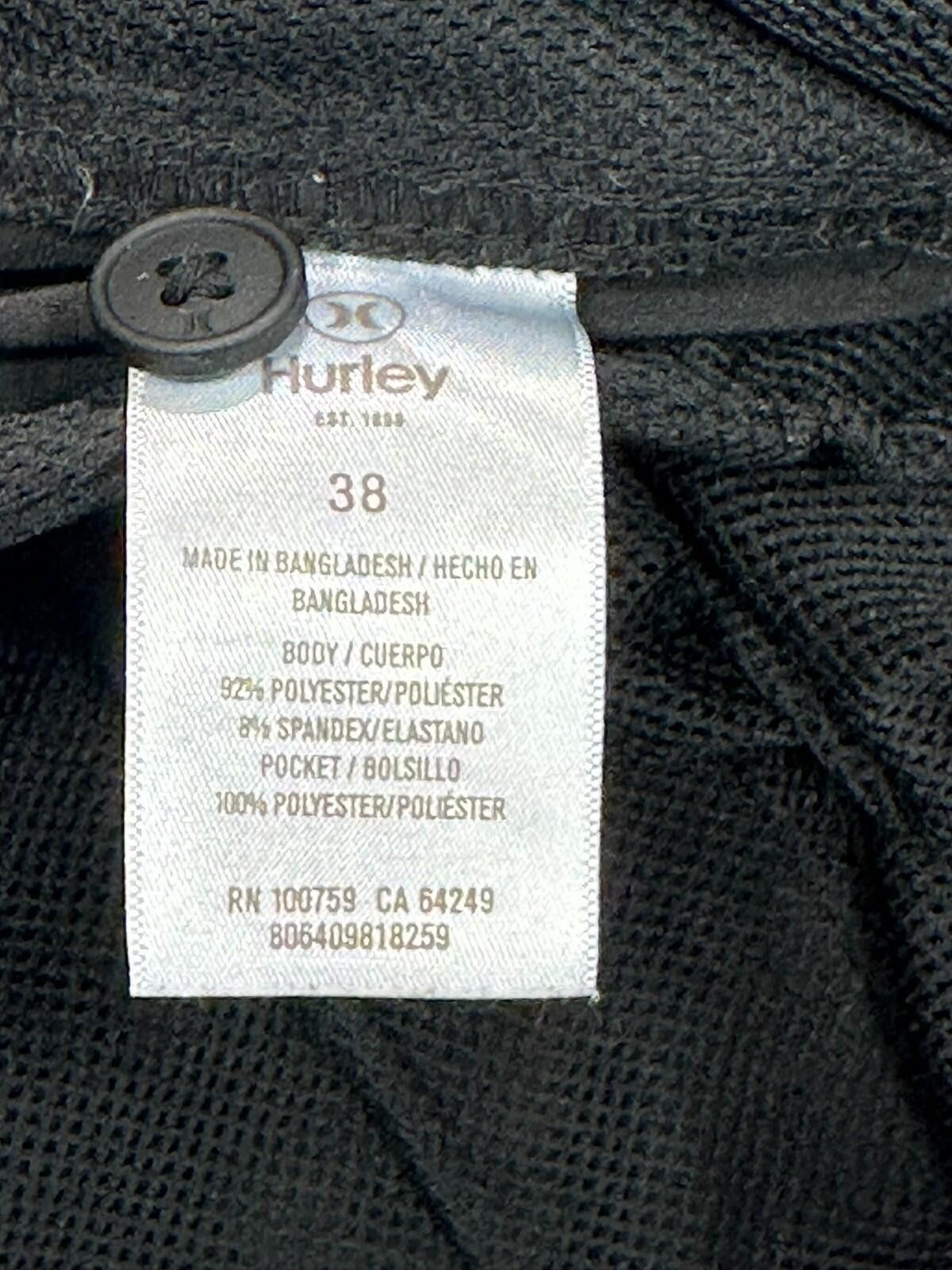 Hurley Hurley Flat Front Chino Shorts Black Mens 38 Size US 38 / EU 54 - 10 Thumbnail