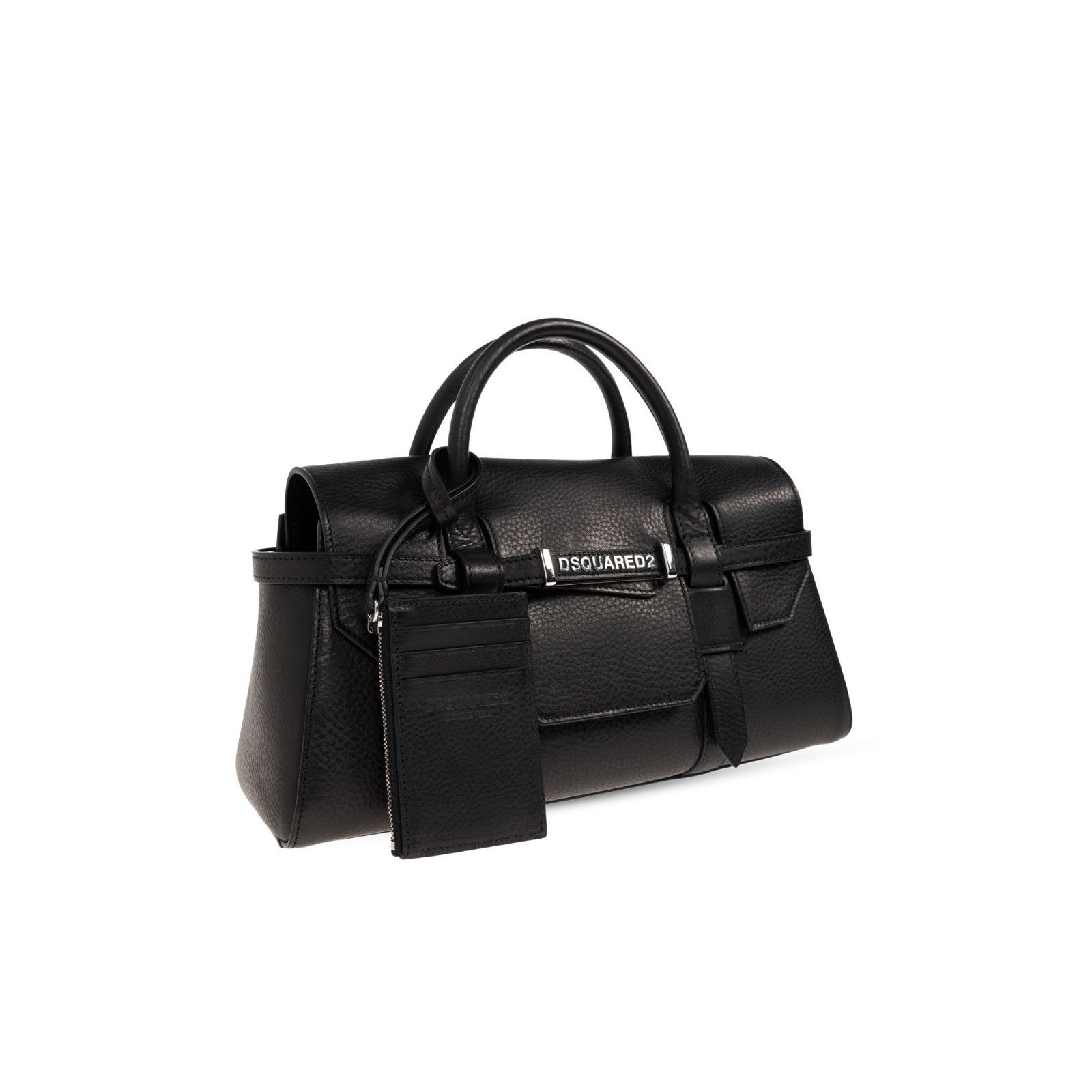 Dries Van Noten DSQUARED2 Black Suede Shoulder Bag New & Authentic Size ONE SIZE - 3 Thumbnail