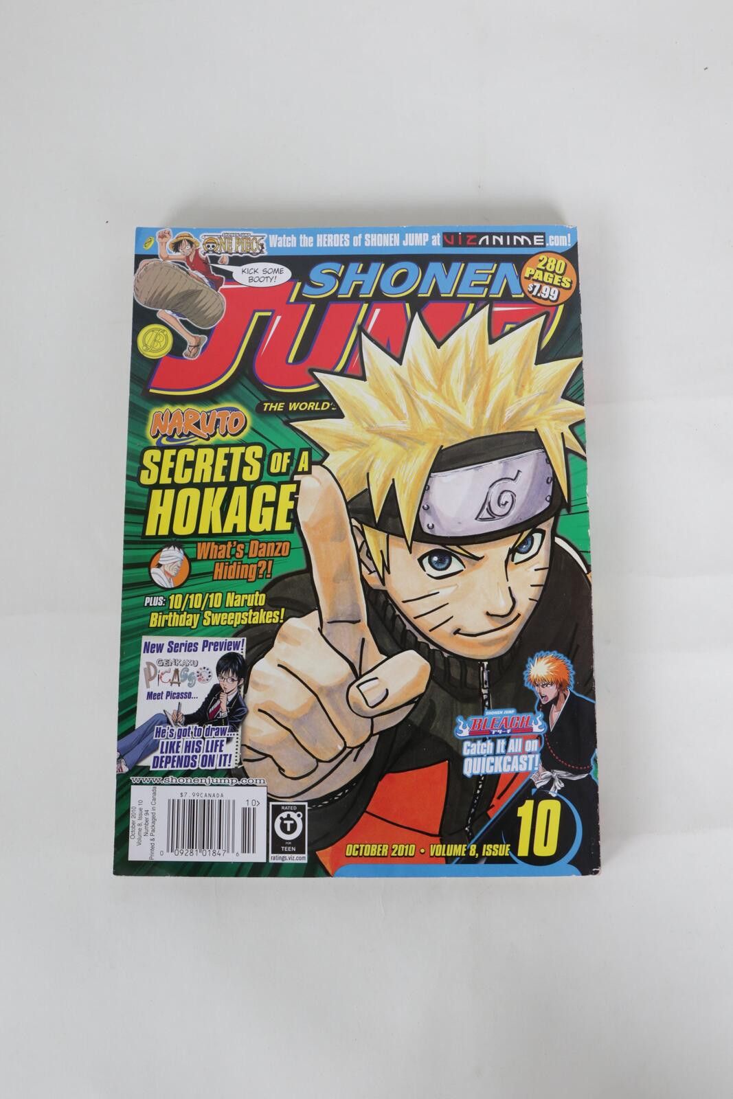 Other 2010's Shonen Jump October Volume 8 Issue 10 Manga Size ONE SIZE - 1 Thumbnail