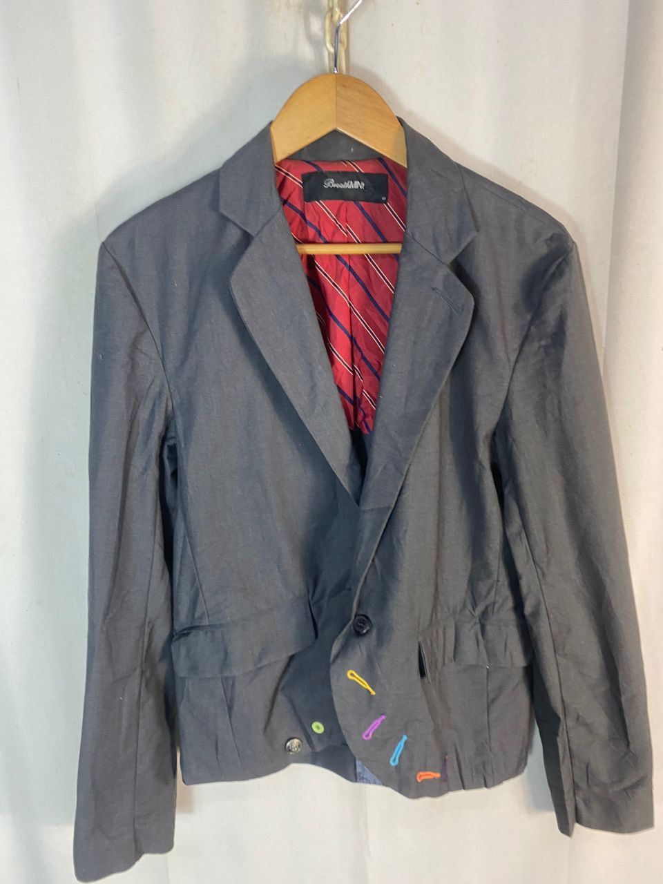 Japanese Brand Unisex🔥Breath mint multicolor button blazer jacket Size US S / EU 44-46 / 1 - 3 Thumbnail