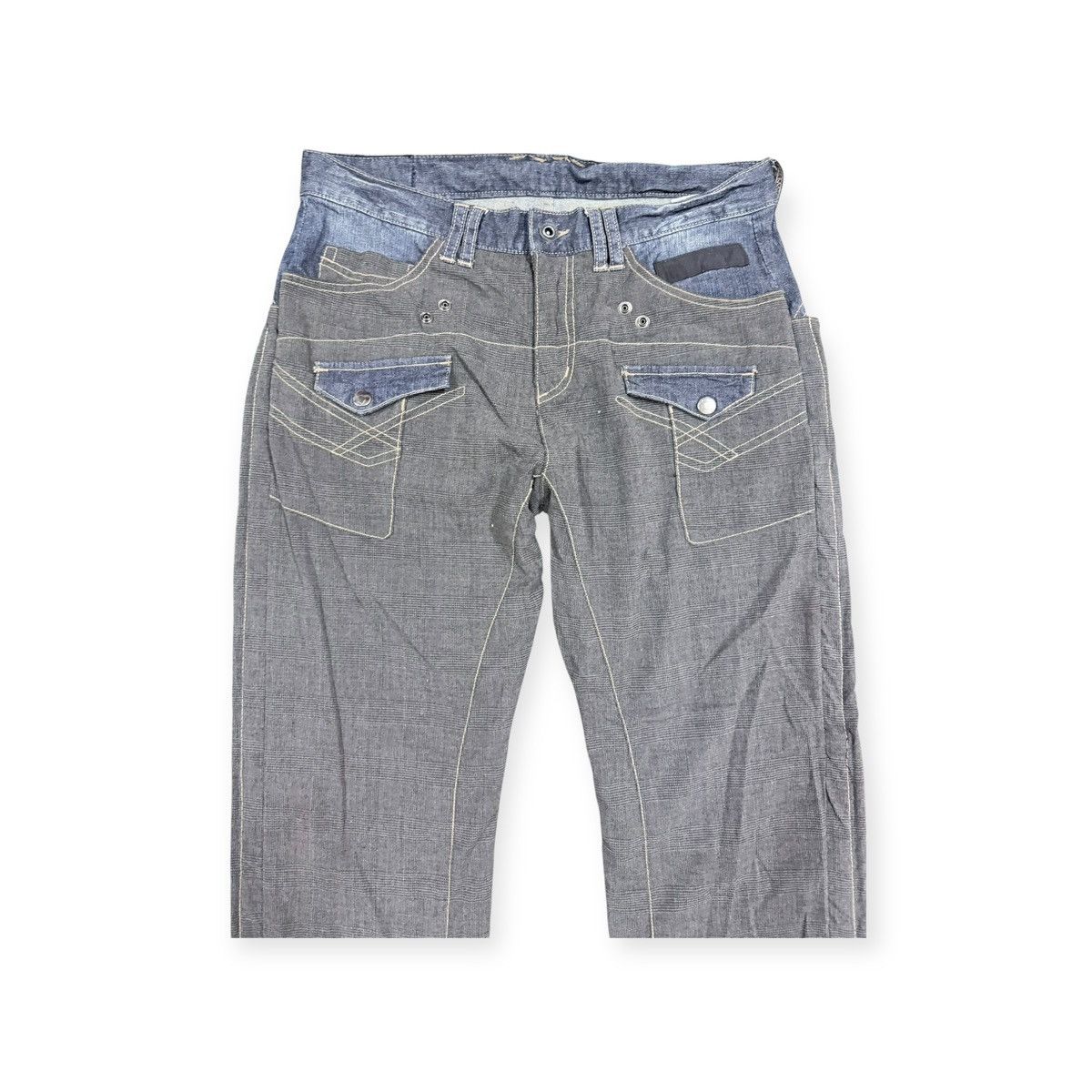 Seditionaries Vtg🔥Avant-Garde ppfm AnarchyDenim Eastern Rock Reverseible Size US 33 - 18 Thumbnail