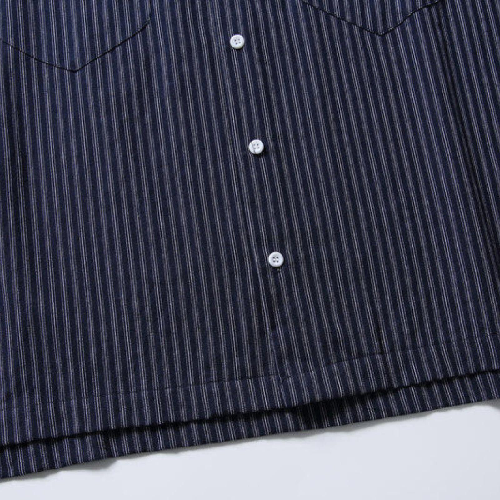 Vintage Striped Short Sleeve Button-Up Shirt by Butterfinger Size US M / EU 48-50 / 2 - 8 Thumbnail