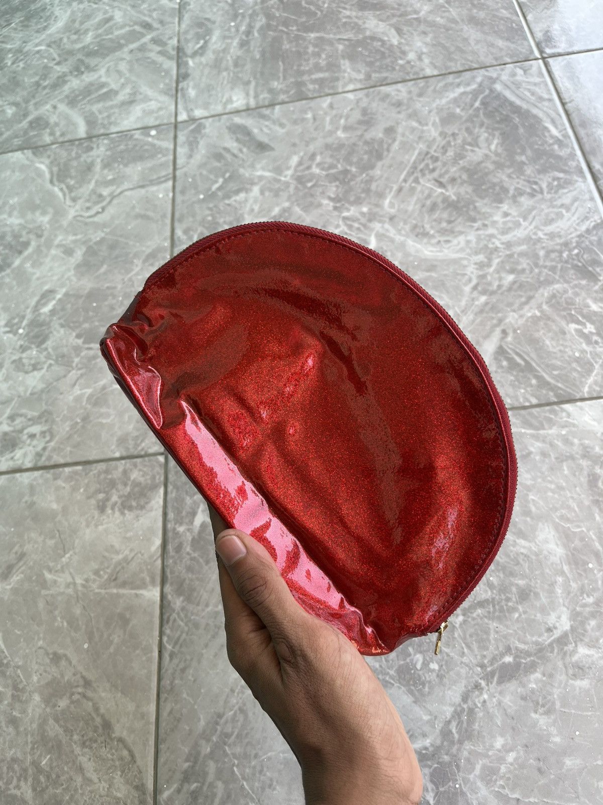 Jean Paul Gaultier Jean Paul Gaultier Red In Glitter Clutch Bag Size ONE SIZE - 6 Thumbnail