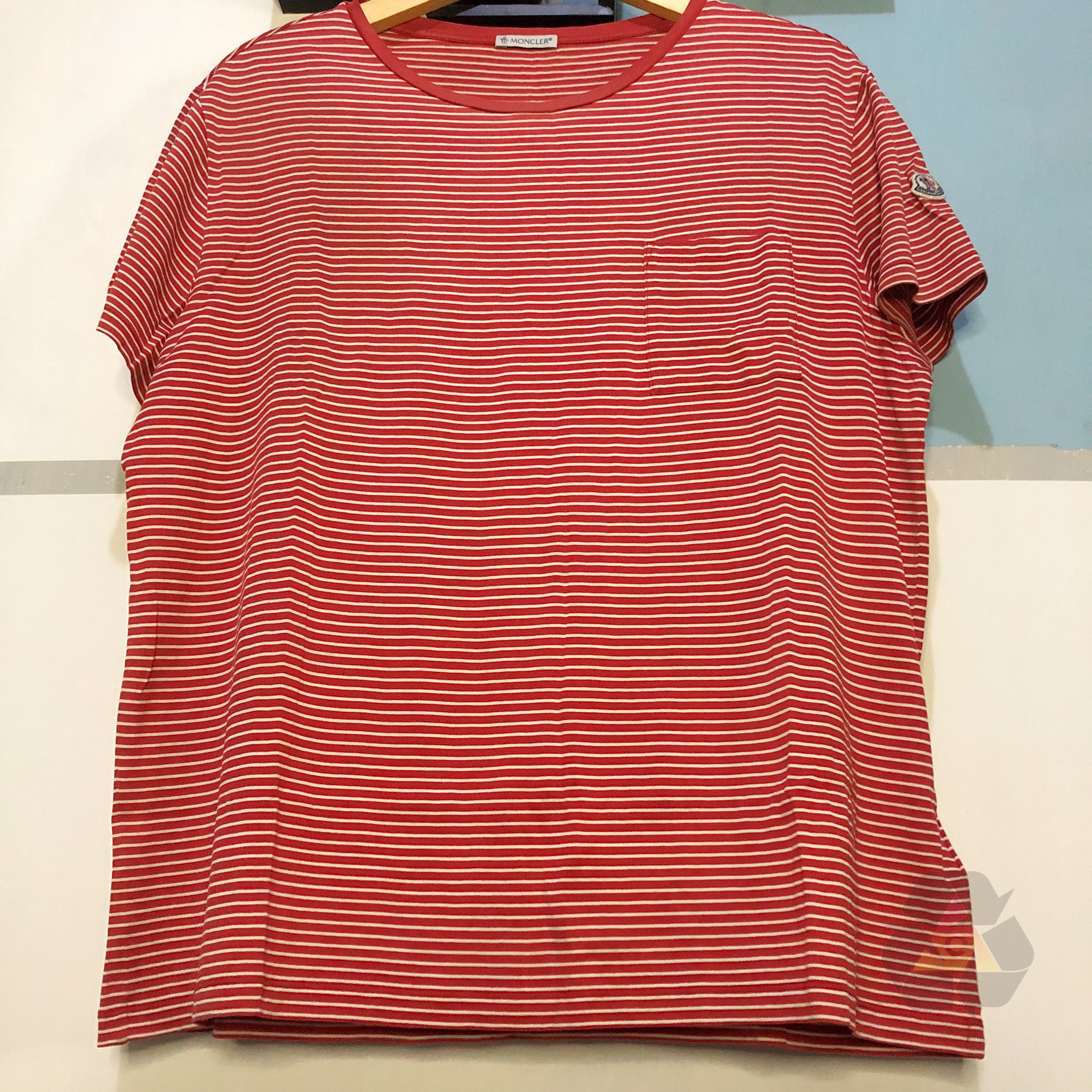 Moncler Moncler Retro Pocket T-Shirt | Y2K Style | Stripes Size XL / US 12-14 / IT 48-50 - 4 Thumbnail