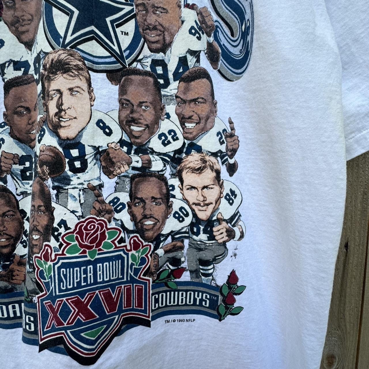 Salem Sportswear Dallas Cowboys caricature 90s Tee Size US L / EU 52-54 / 3 - 3 Thumbnail