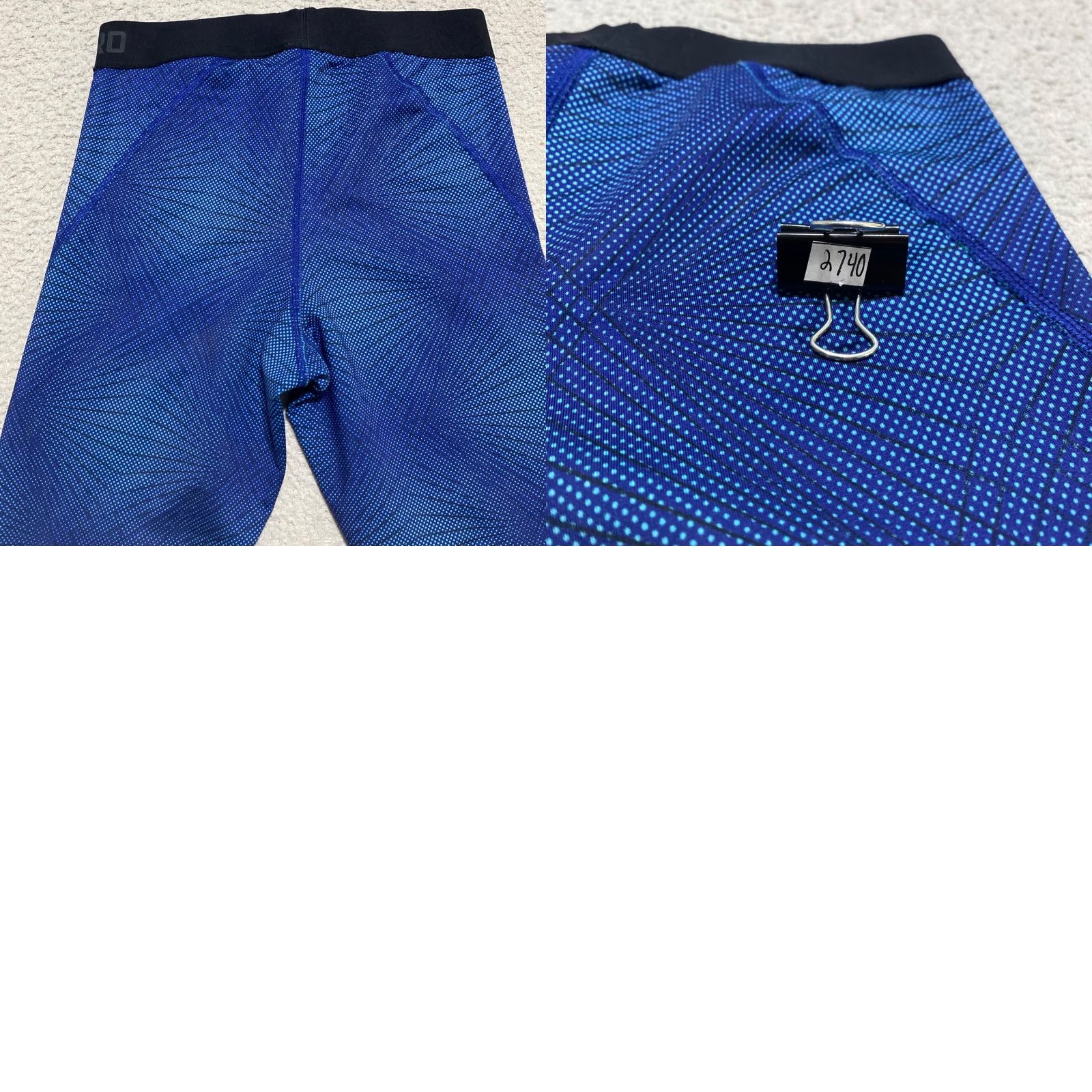 Nike Nike Womens Leggings Grey? Blue Geometric Hyper Warm Elastic Waist Pull On Pants Small XS/S - Nikepro Style Womens Leggings 27 in Inseam Nikepro 2740 Size 28" / US 6 / IT 42 - 8 Thumbnail