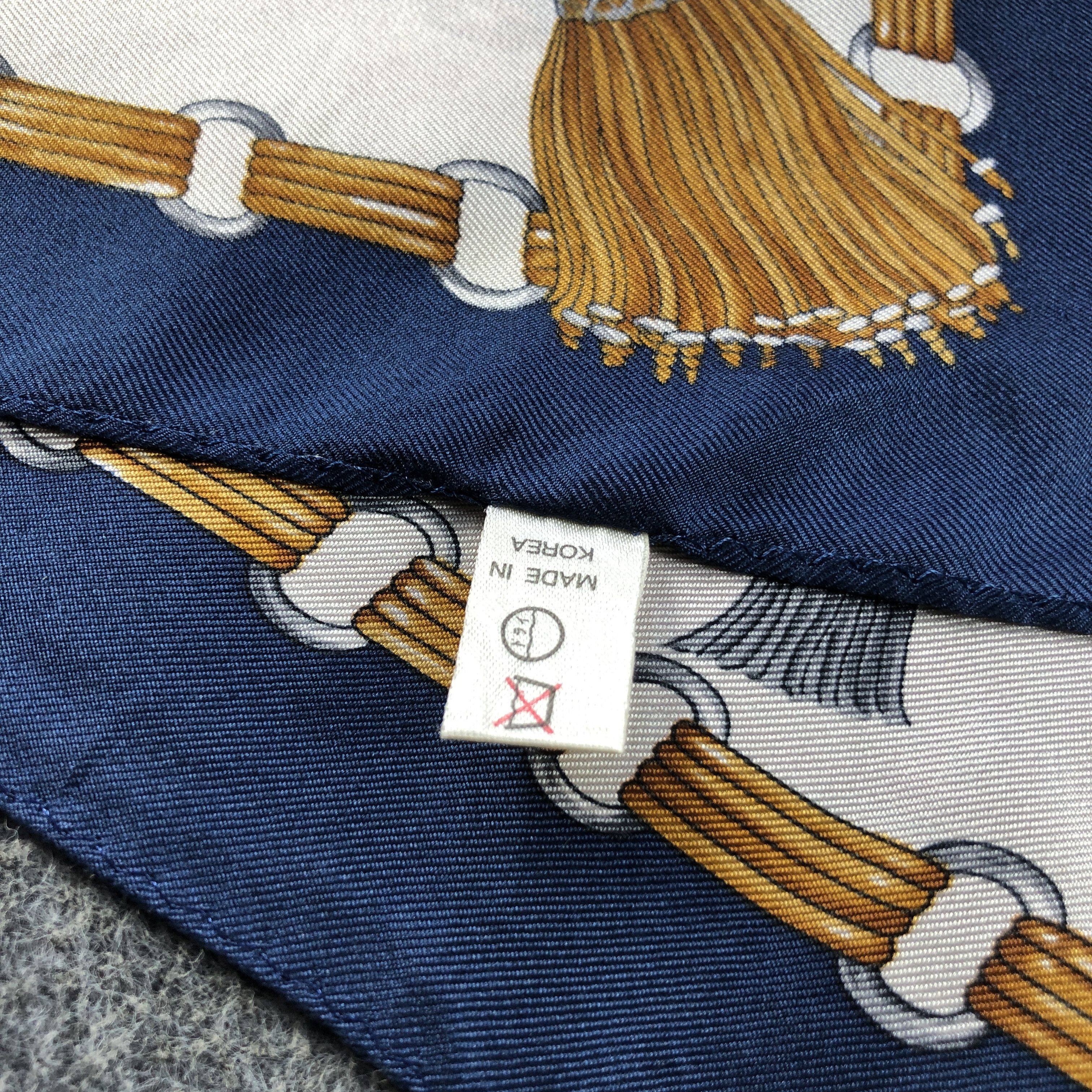 Vintage Unknown Luxury Design Silk Scarf M1074 Size ONE SIZE - 5 Thumbnail