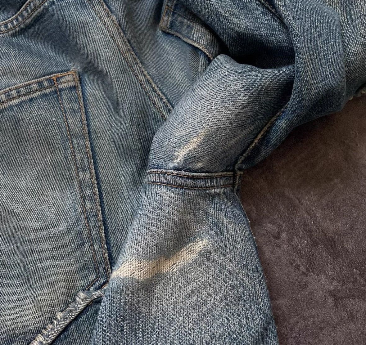 Saint Laurent Paris Saint Laurent Paris D02 Knee Slit Denim Size US 32 / EU 48 - 7 Thumbnail