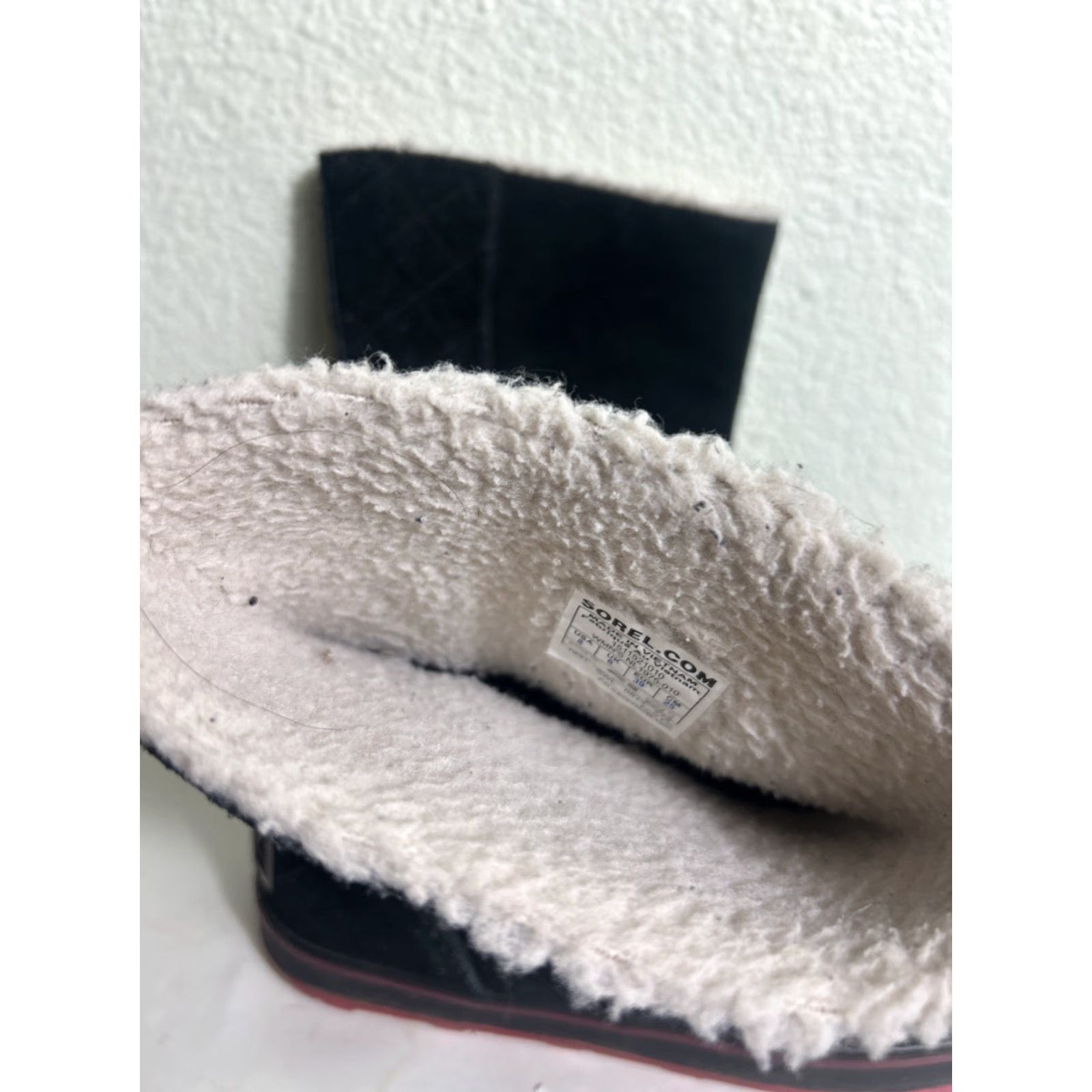 SOREL Sorel NL1975-010 Boots Women's Black Suede Waterproof Sherpa Lined Winter 8 Adult Womens Winter Boots Black Suede Snow Boot Size US 8 / IT 38 - 6 Thumbnail