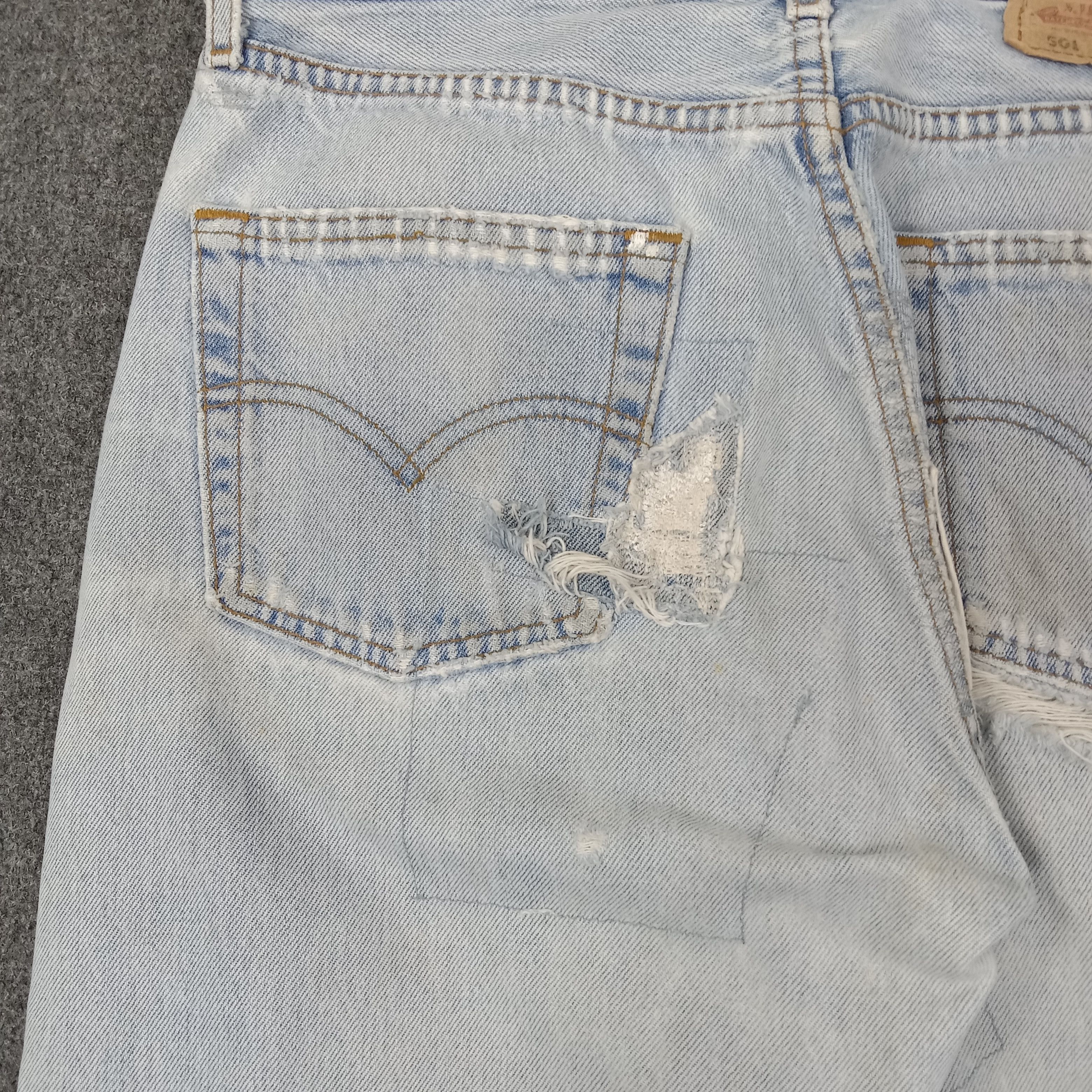 Levi's Levi Strauss & CO Distressed Style Patchwork Jeans C252N18 Size US 28 / EU 44 - 10 Thumbnail
