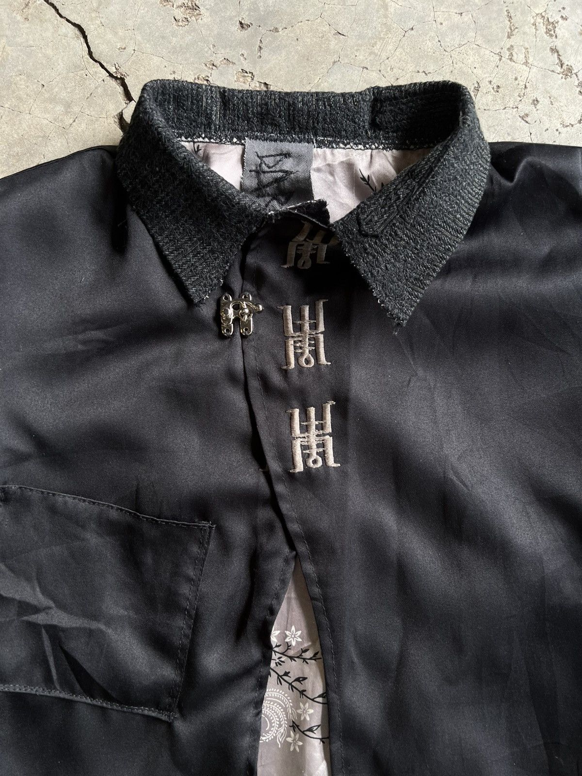 Japanese Brand 1of1 DARKPULL Custom Yukata Jacket Dragon Embroidery Size US L / EU 52-54 / 3 - 9 Thumbnail