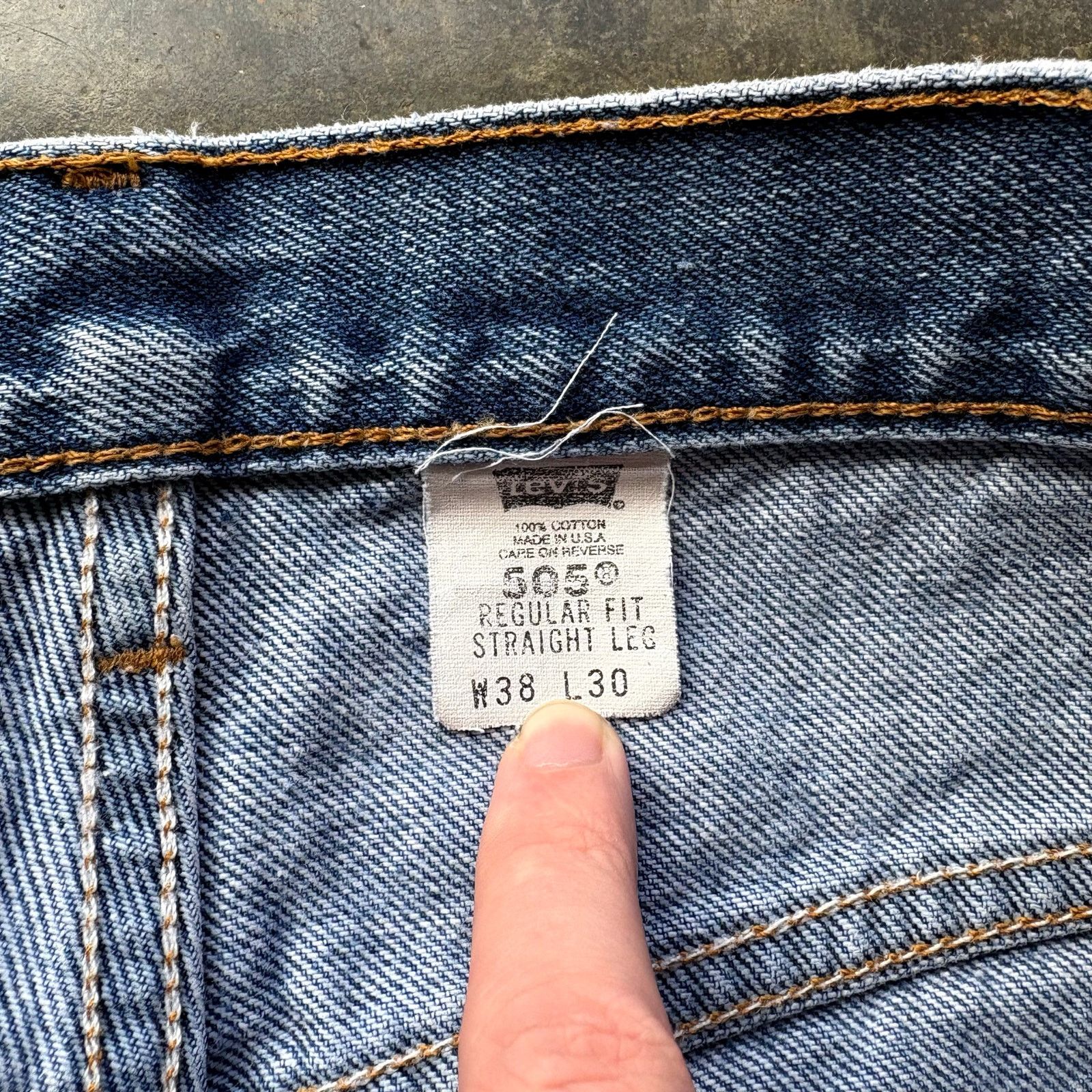 Levi's Beautiful Vintage Levis 505 Made in usa Jeans Size US 38 / EU 54 - 8 Thumbnail