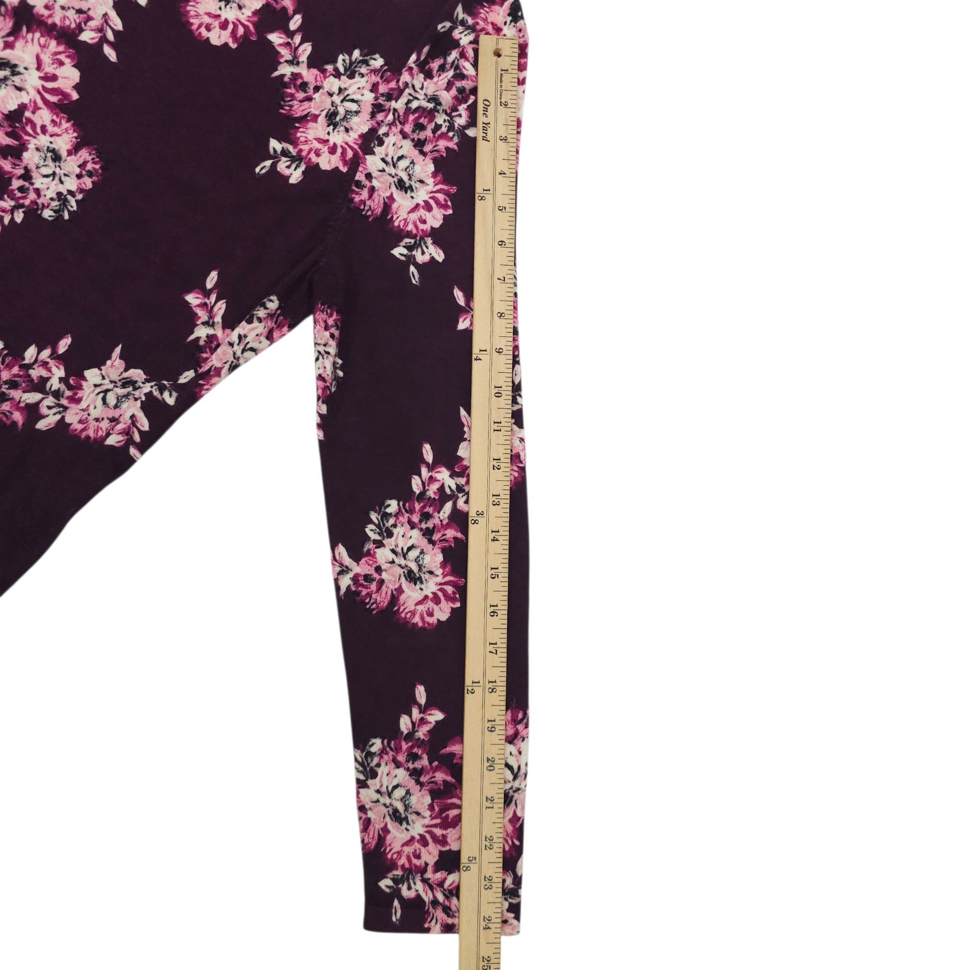 Chicos Chicos Simply Floral Knit Top Sweater Womens Size 1 US M Size M / US 6-8 / IT 42-44 - 7 Thumbnail