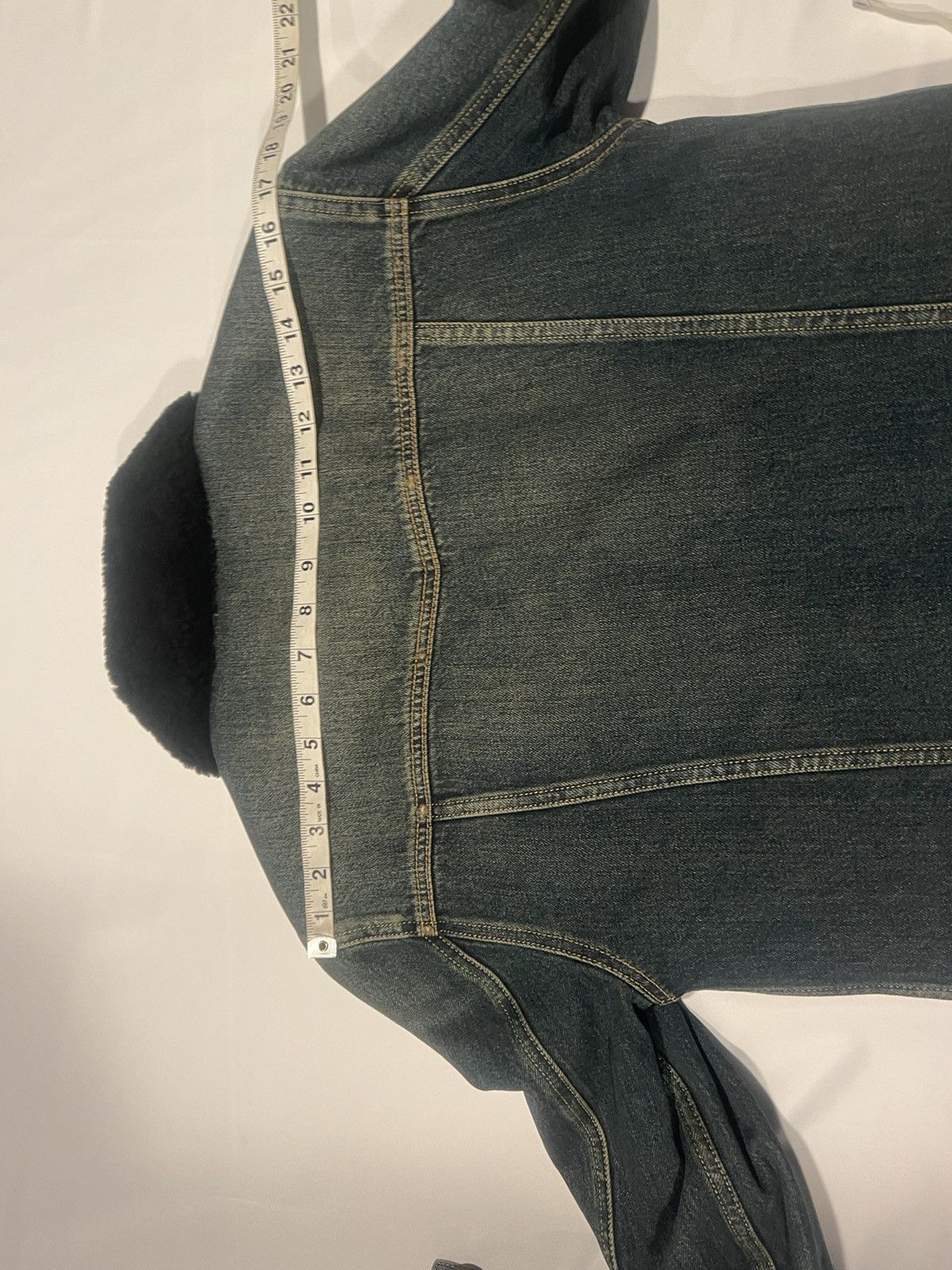 Saint Laurent Paris Saint Laurent men’s denim shearling jacket. S. $2500 Size US S / EU 44-46 / 1 - 8 Thumbnail