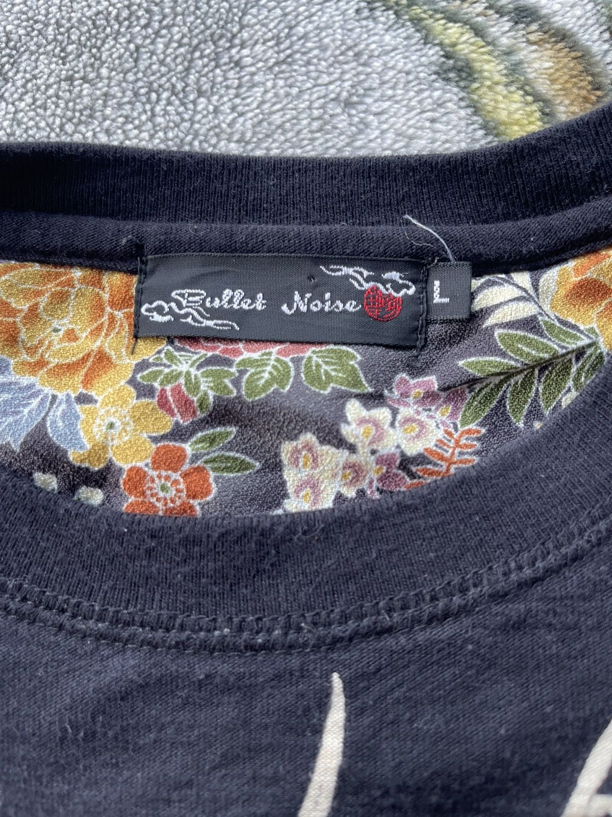 Bullet Noise Vintage Bullet Noise Oriental Dragon Embroidery Design Tee Size US L / EU 52-54 / 3 - 11 Thumbnail
