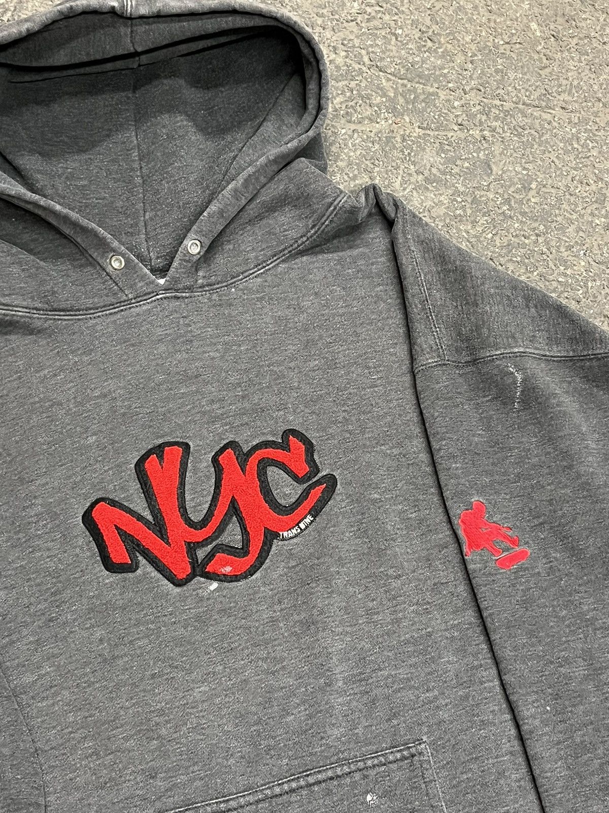 JNCO × Vintage Jnco style y2k skate hoodie rare hype boxy faded streetwear Size US XL / EU 56 / 4 - 4 Thumbnail