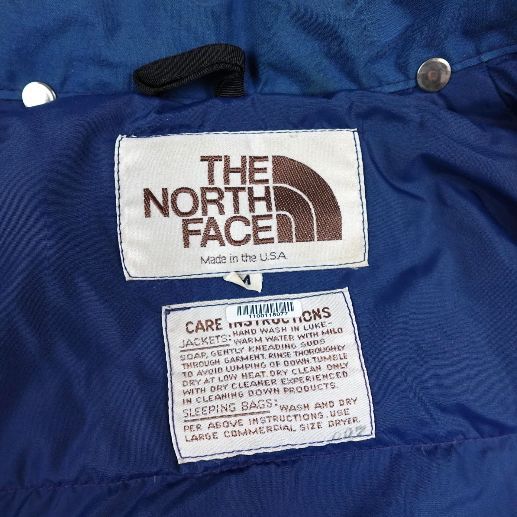 The North Face VINTAGE The North Face Jacket Mens Medium Blue Down Parka Made USA 80s Size US M / EU 48-50 / 2 - 7 Thumbnail