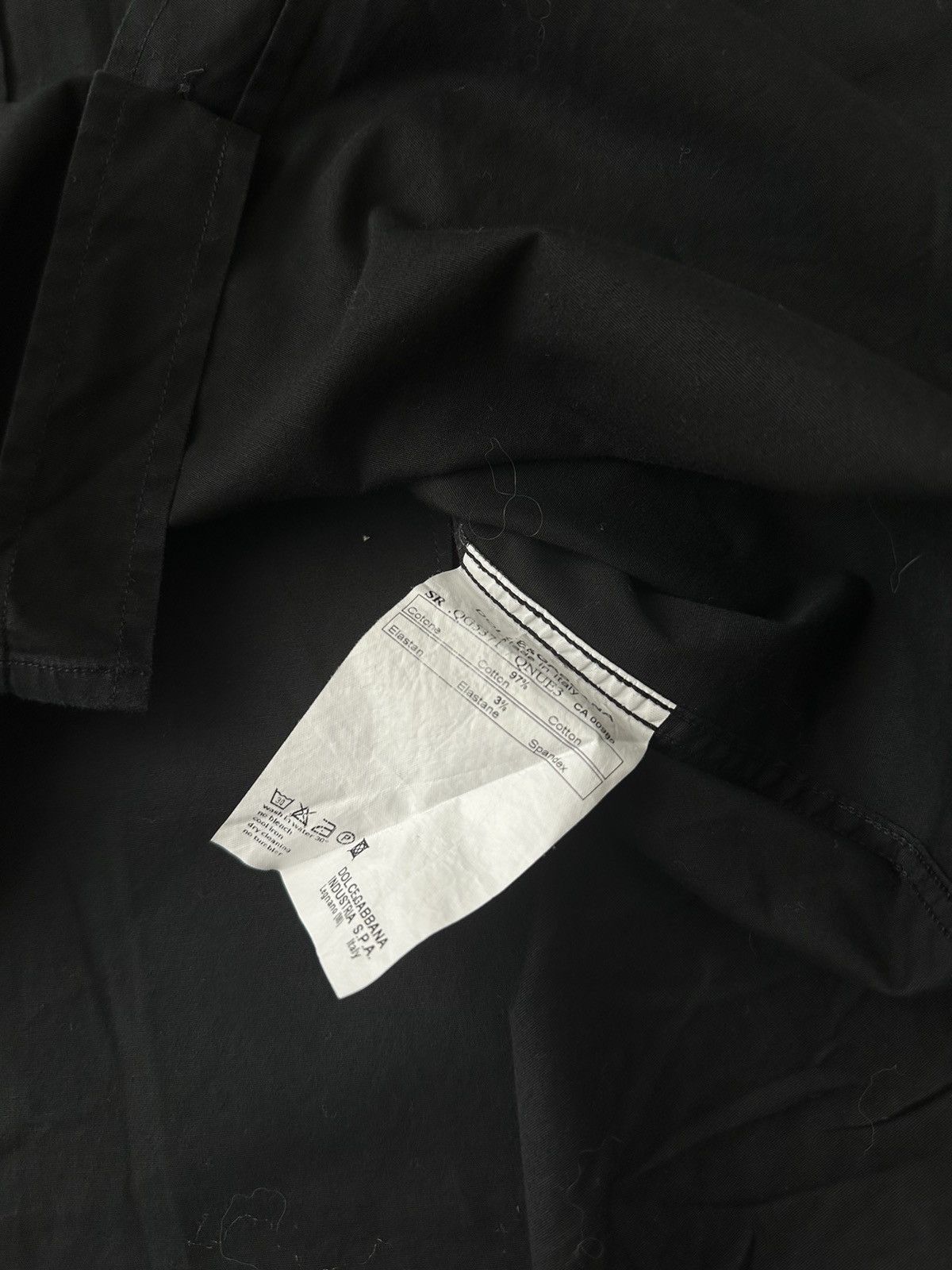 Dolce & Gabbana Vintage Dolce Gabbana Black Big Logo Shirt Size US M / EU 48-50 / 2 - 7 Thumbnail