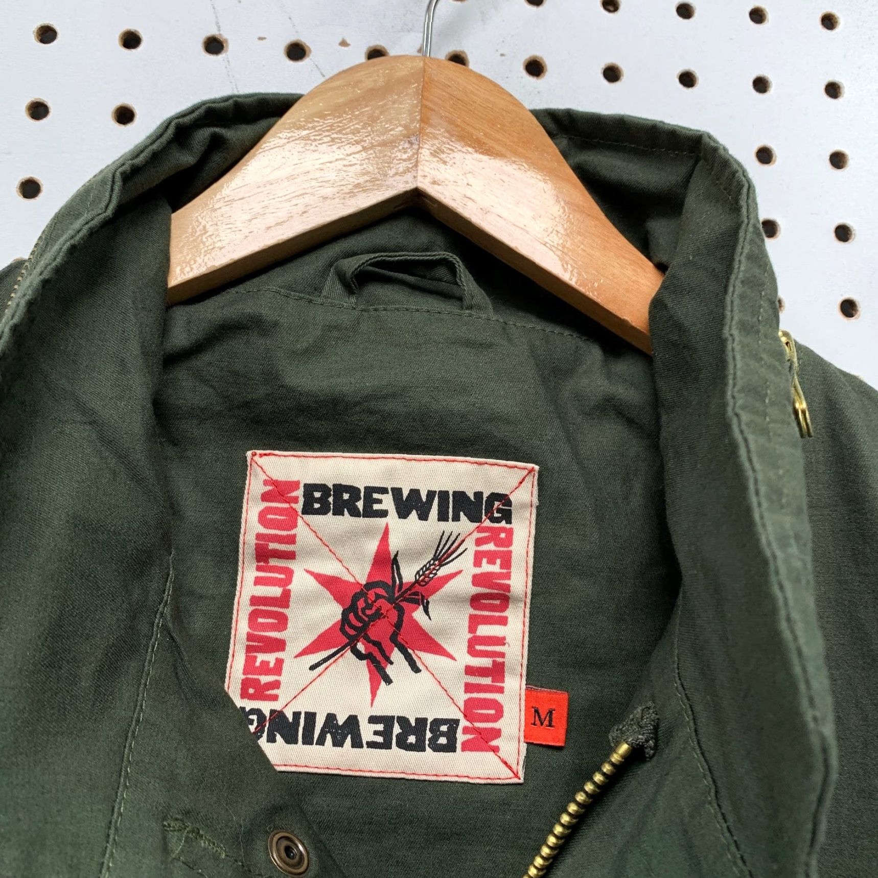 Vintage VINTAGE Revolution Brewing Military Jacket Mens M Green Chicago Field Coat Size US M / EU 48-50 / 2 - 4 Thumbnail