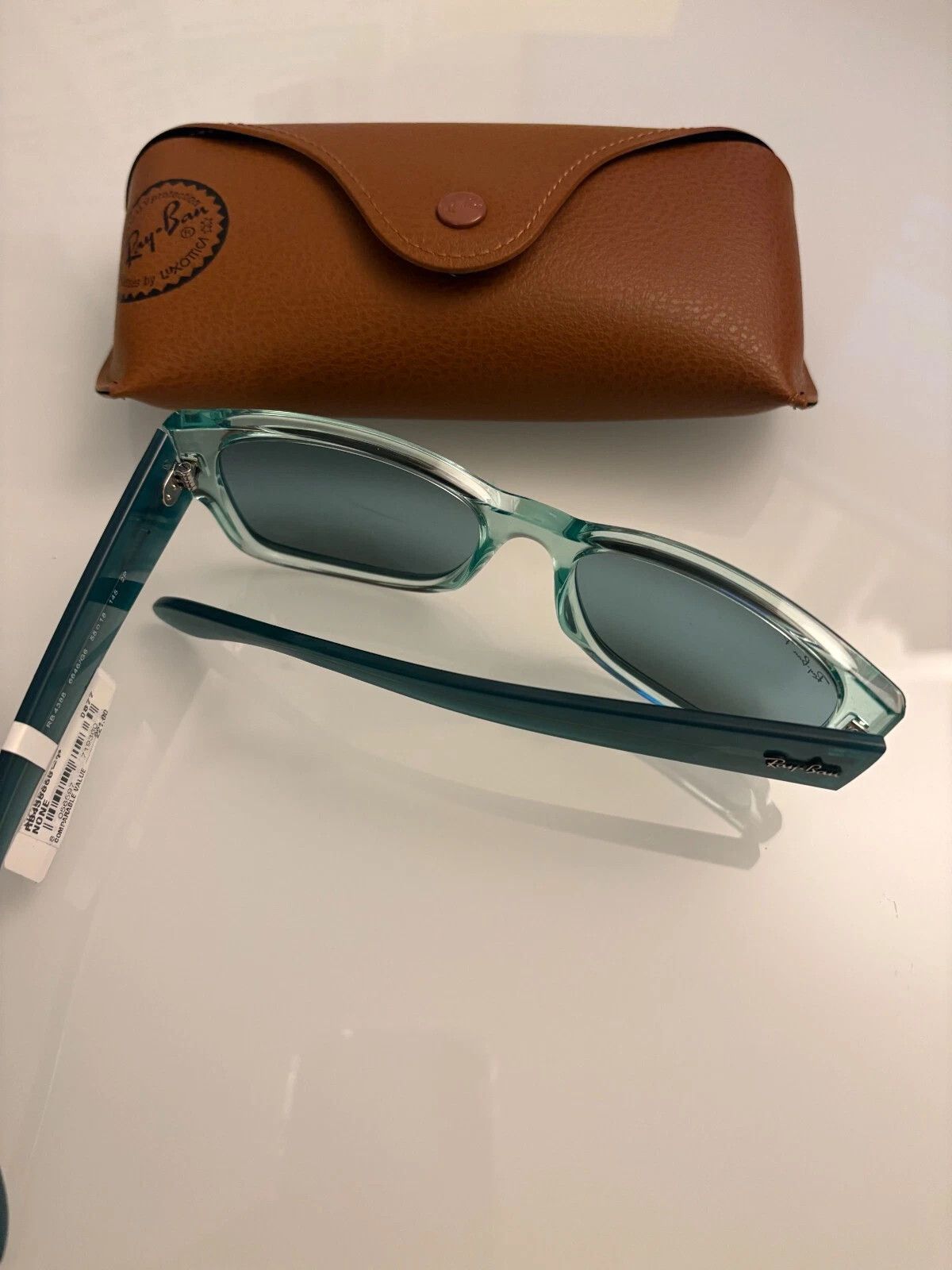 RayBan RAY-BAN RB4388 POLARIZED PILLOW SUNGLASSES Size ONE SIZE - 8 Thumbnail