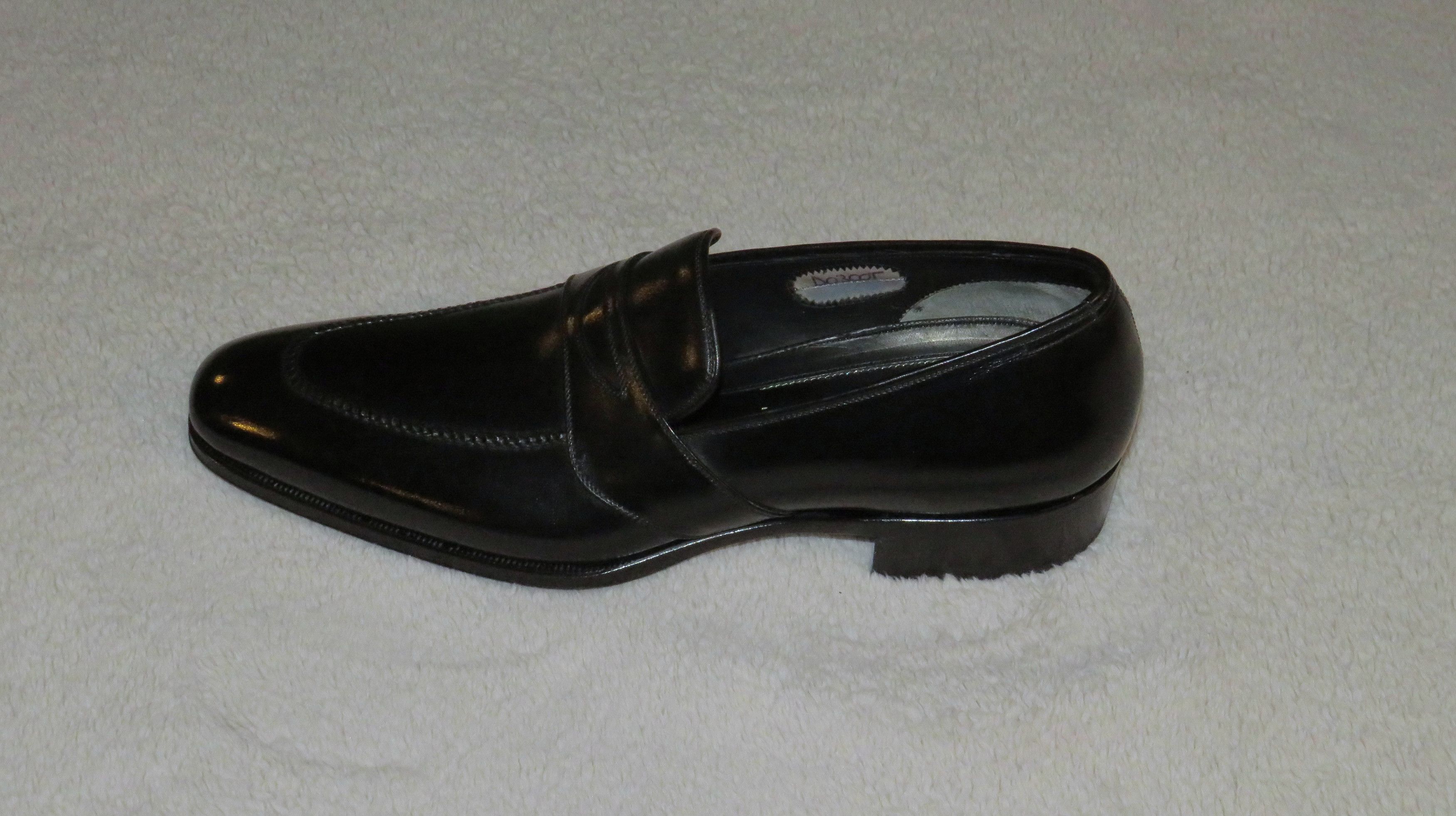 Tom Ford Black Calf Leather Strap Penny Loafers 7 B NWB $2200 Size US 7 / EU 40 - 4 Thumbnail