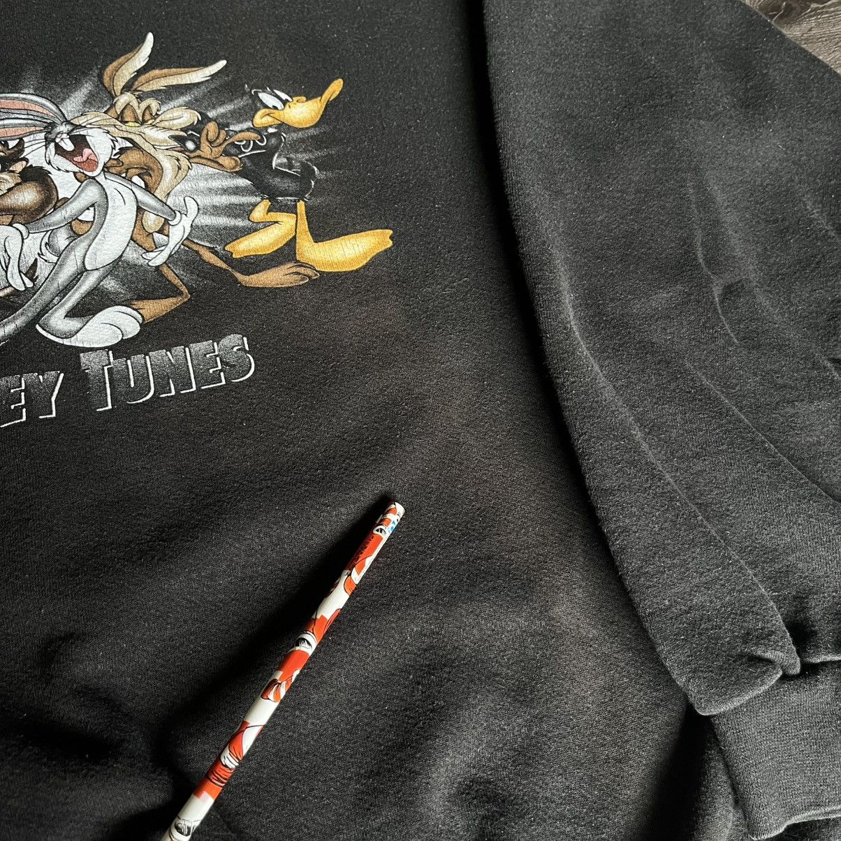 Vintage Vintage 1990s Looney Tunes Graphic Logo Crewneck Sweatshirt Size US M / EU 48-50 / 2 - 6 Thumbnail