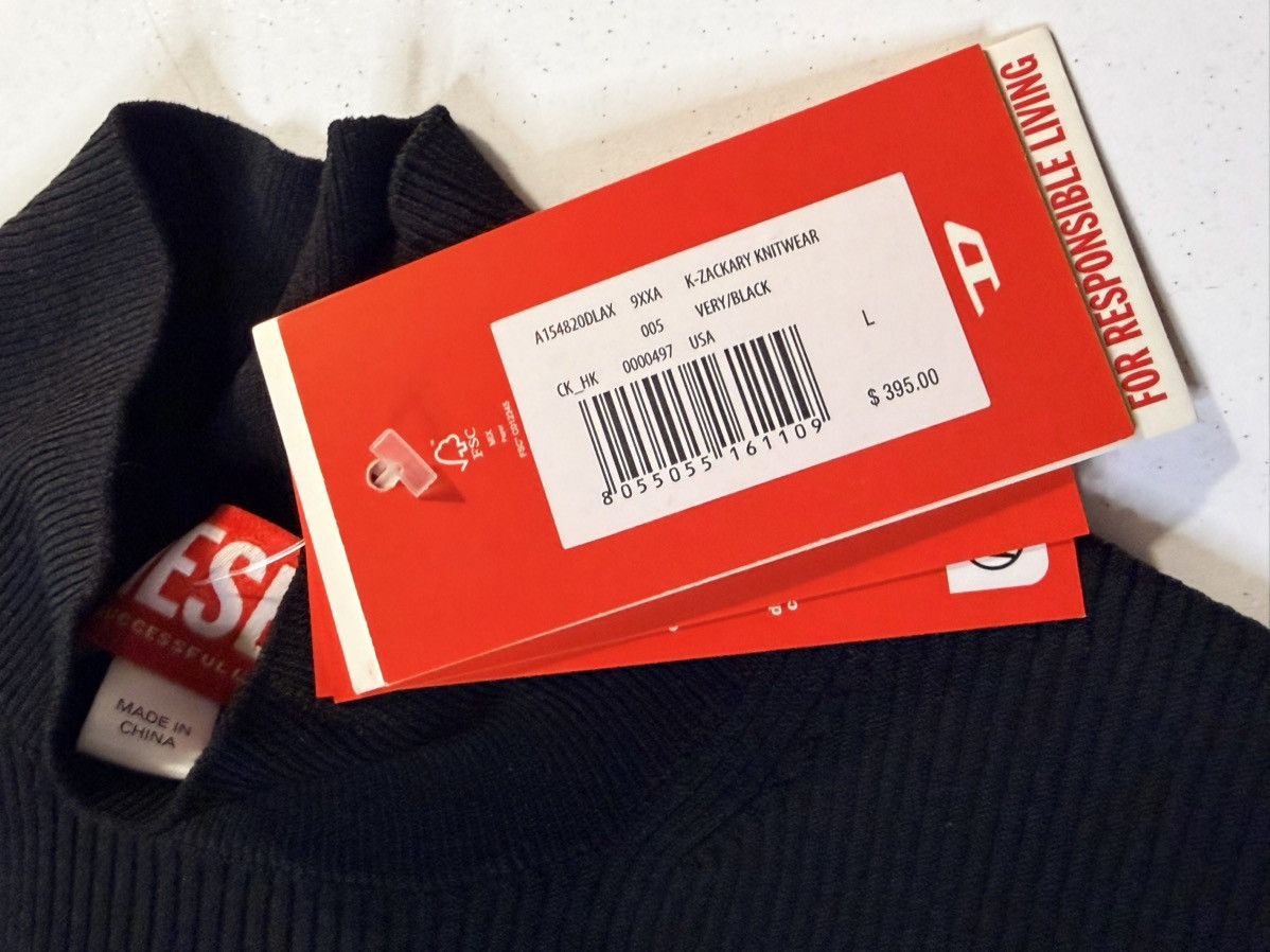 Diesel Diesel Logo Knit Sweater Size US L / EU 52-54 / 3 - 5 Thumbnail