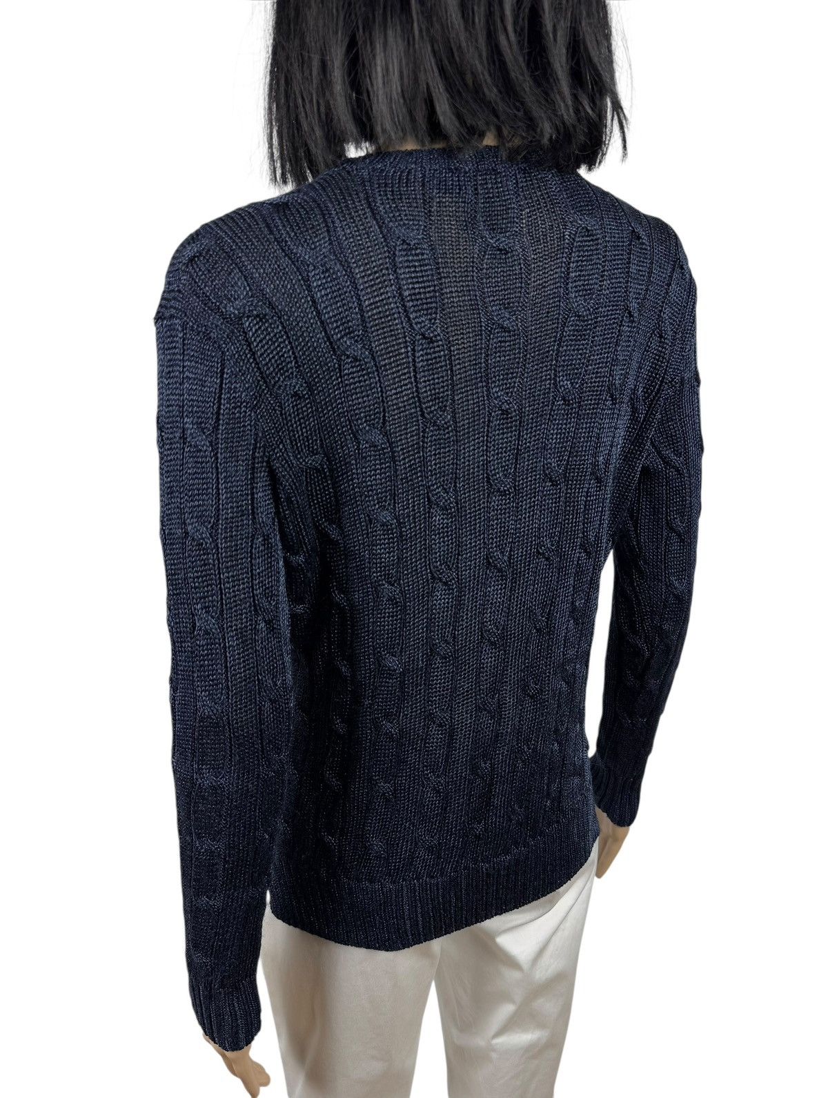 Polo Ralph Lauren Polo Ralph Lauren Knit Sweater Cable Lurex Cotton size XS Size XS / US 0-2 / IT 36-38 - 8 Thumbnail
