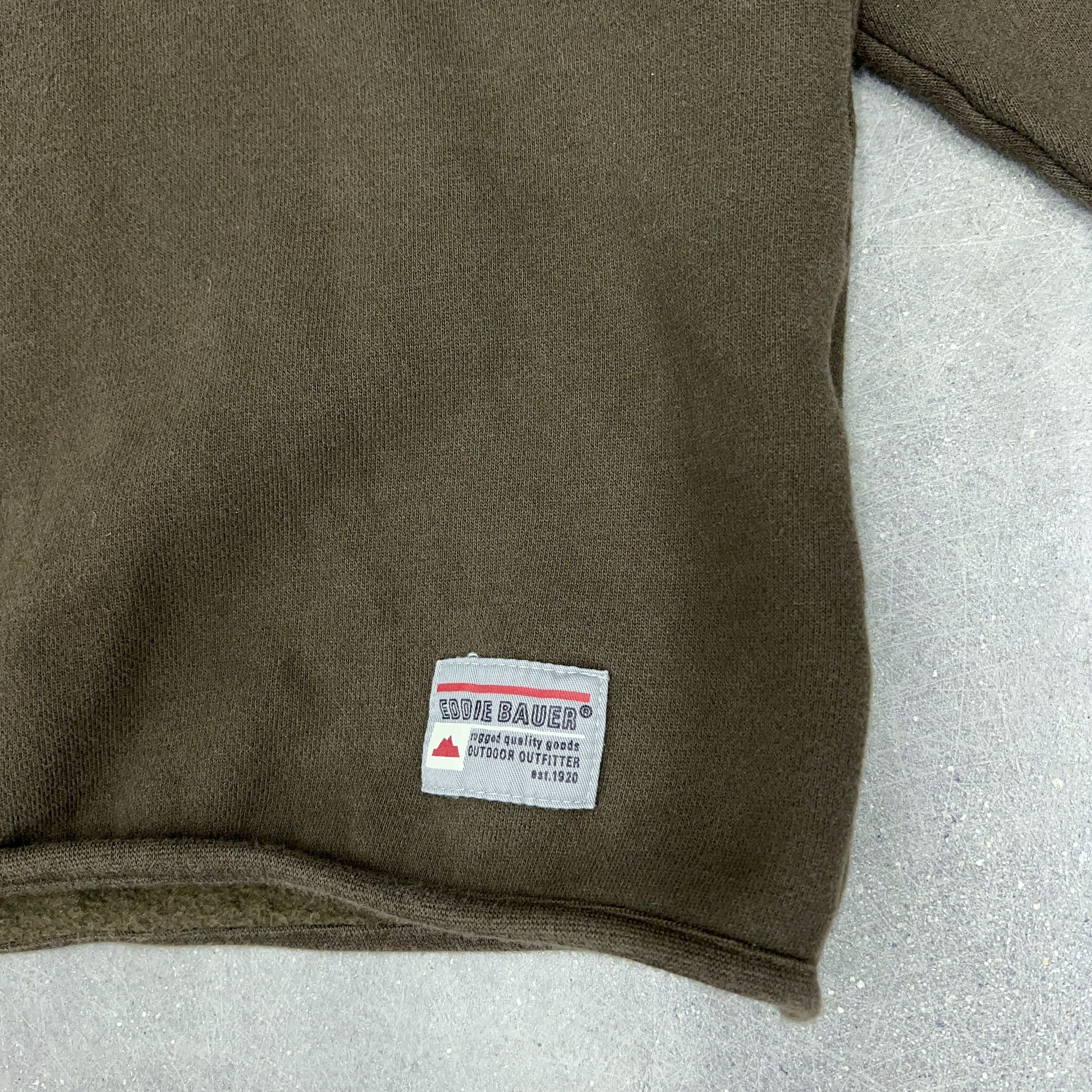 Eddie Bauer × Vintage Vintage Eddie Bauer Mock Neck Pullover Fleece Sweatshirt Size US XL / EU 56 / 4 - 2 Thumbnail