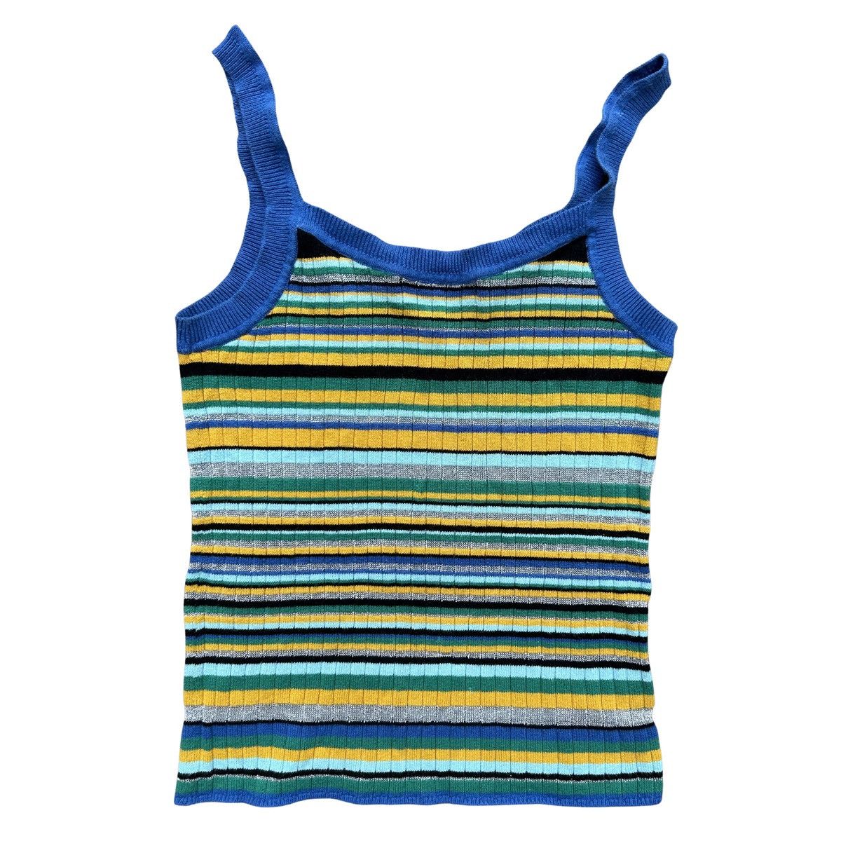 Hysteric Glamour Vintage Hysteric Glamour Sunflower Striped Tank Top RARE Size US M / EU 48-50 / 2 - 3 Thumbnail
