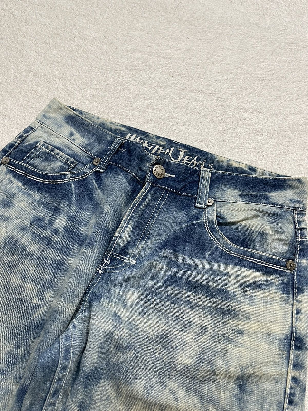 Hysteric Glamour 2000s Hangten Acid Jorts Denim Y2K Japan Style Size US 33 - 3 Thumbnail