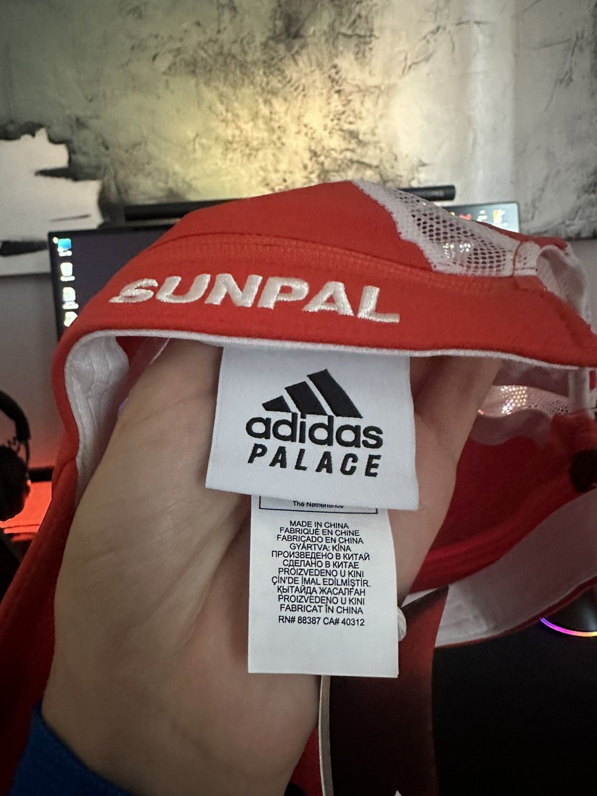 Adidas × Palace PALACE x ADIDAS SUNPAL CAP OS SIZE GL7493 Size ONE SIZE - 5 Thumbnail