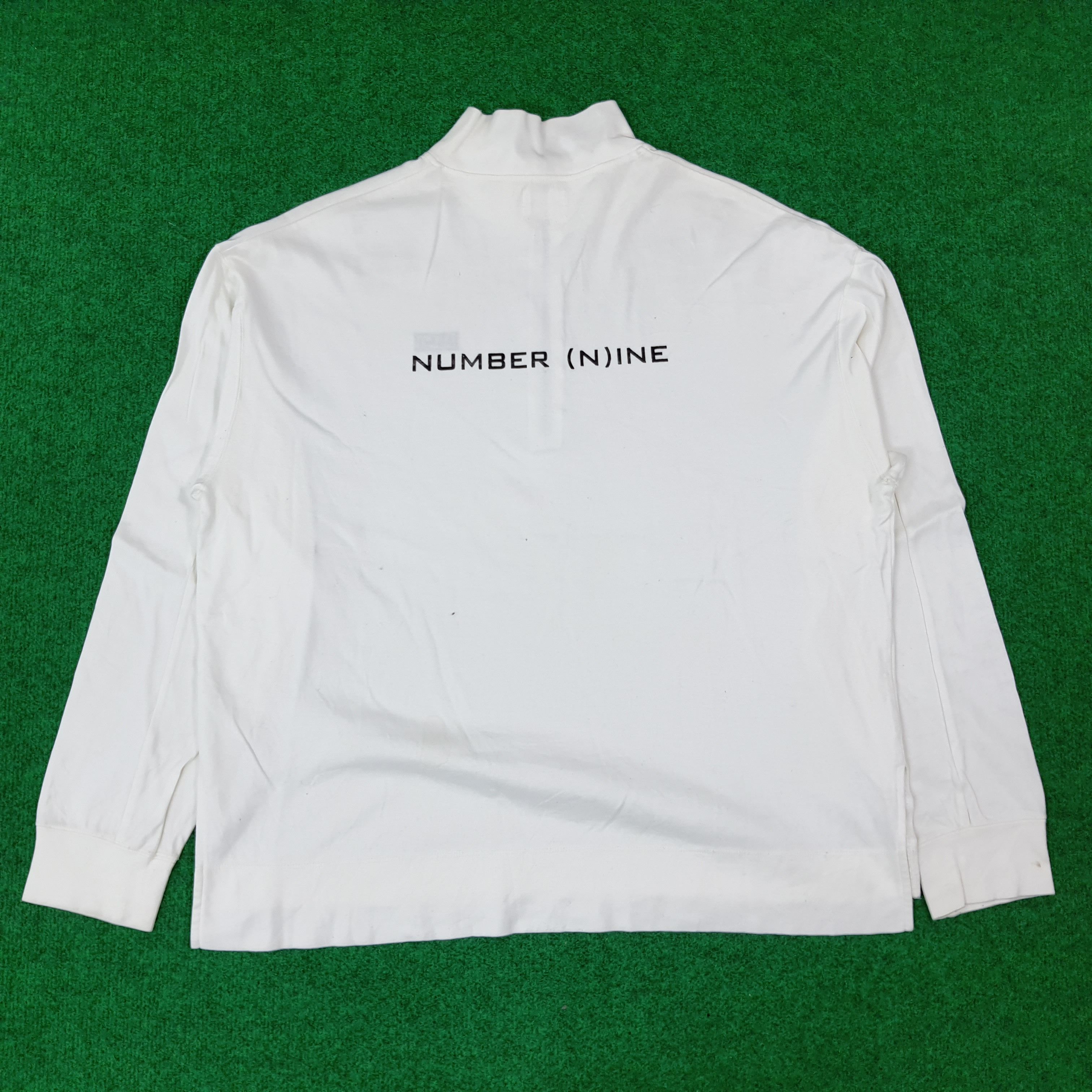 Number (N)ine Vintage Number Nine Half Zip Mock Neck C276N54 Size US XL / EU 56 / 4 - 1 Thumbnail